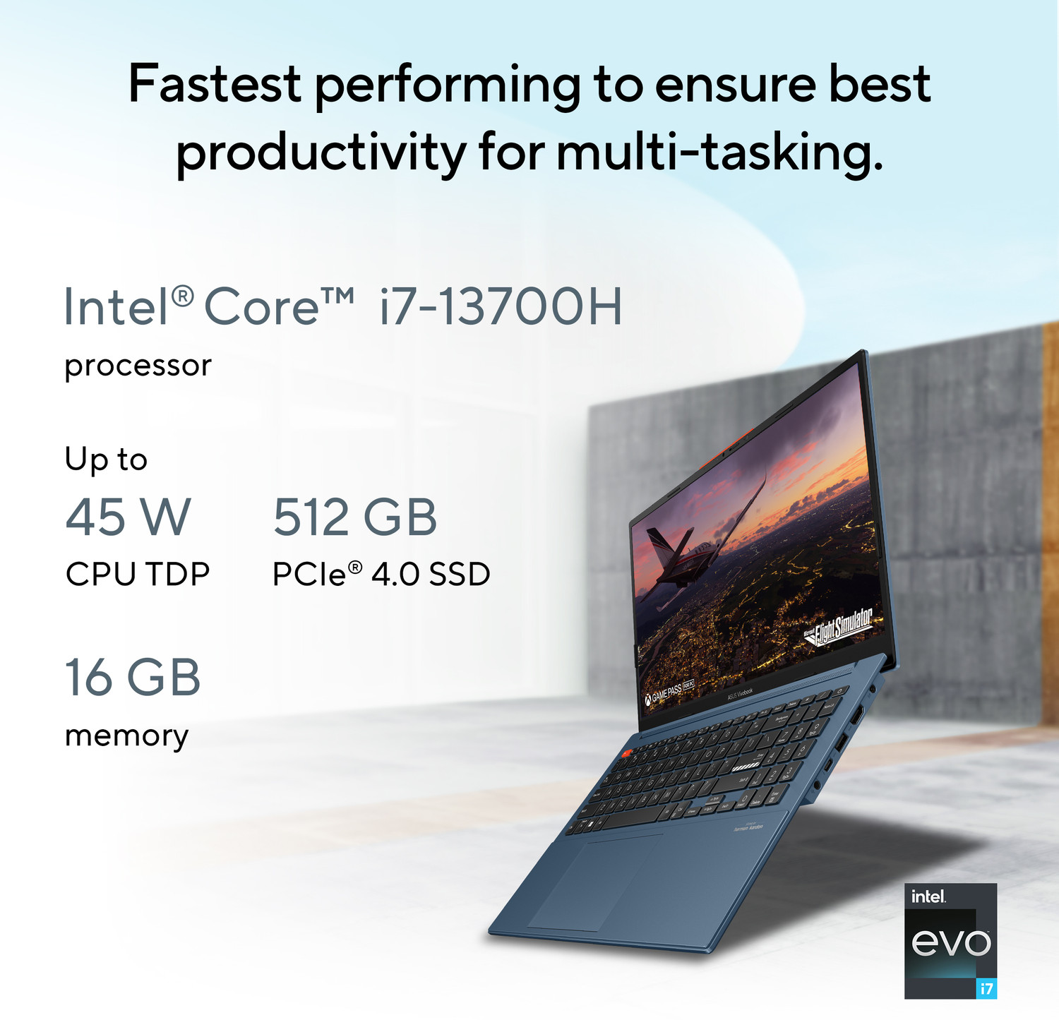 Image of ASUS Vivobook S 15 OLED Intel EVO H-Series Intel Core i7 13th Gen 13700H - (16 GB /512 GB SSD /Windows 11 Home) S5504VA-MA741WS Thin and Light Laptop
