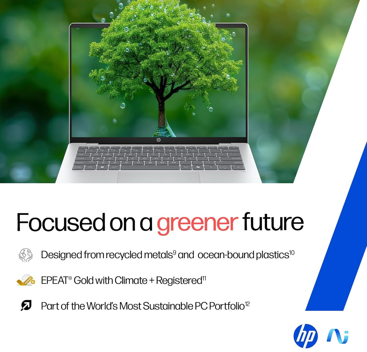 Image of HP Qualcomm Snapdragon X - (16 GB /1 TB HDD /1 TB SSD /Windows 11 Home /16 GB Graphics) he0015QU Laptop