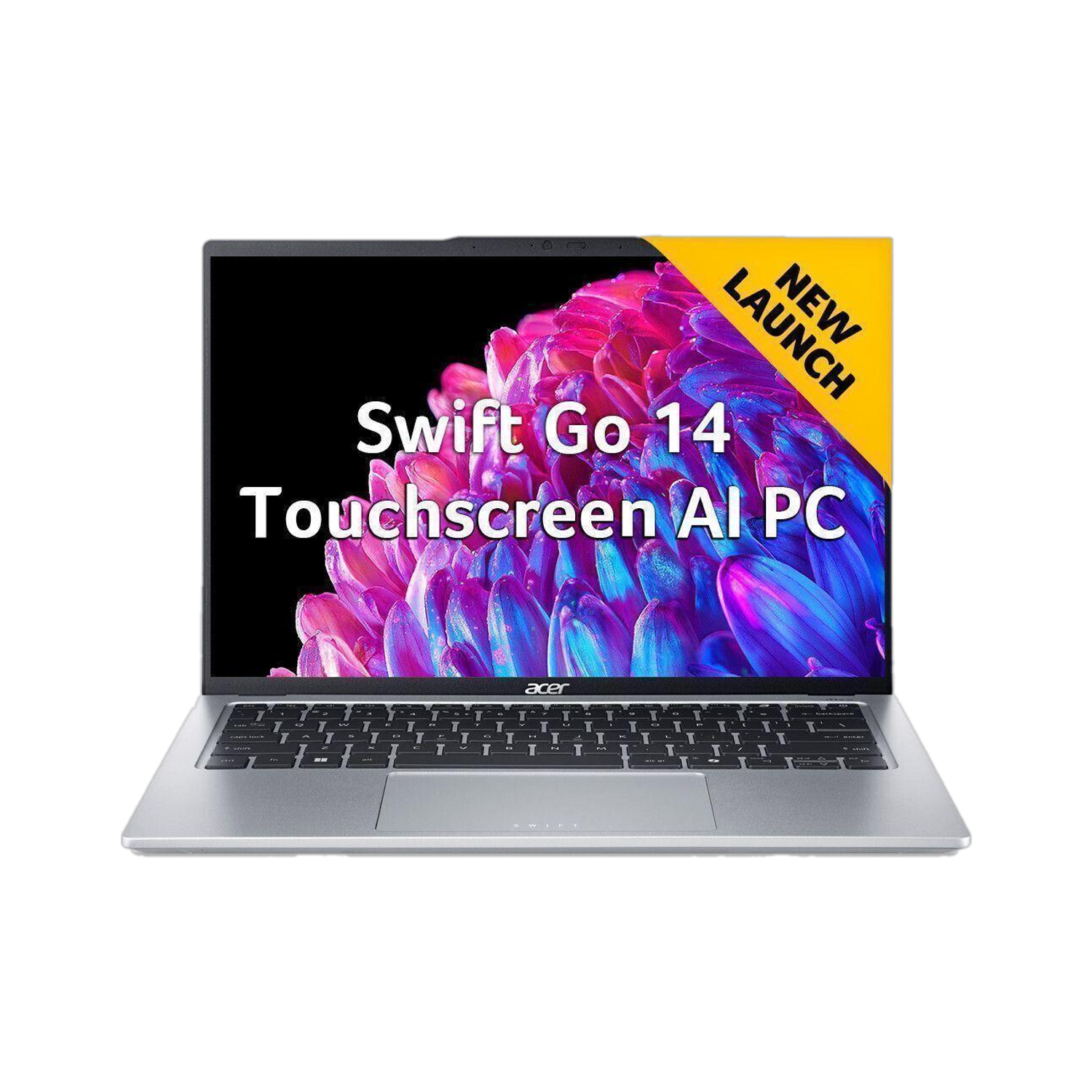 Acer Swift Go 14 TouchScreen AI PC Intel Core Ultra 7 155H - (16 GB/1 TB SSD/Windows 11 Home) SFG14-73T-70N9 Thin and Light Laptop