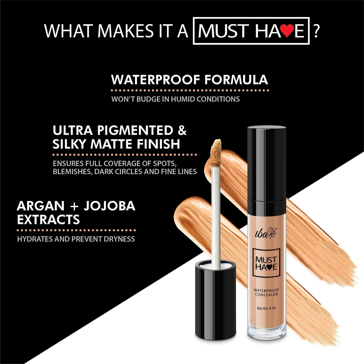 Image of Iba Must Have Waterproof Concealer - Light Shade Concealer