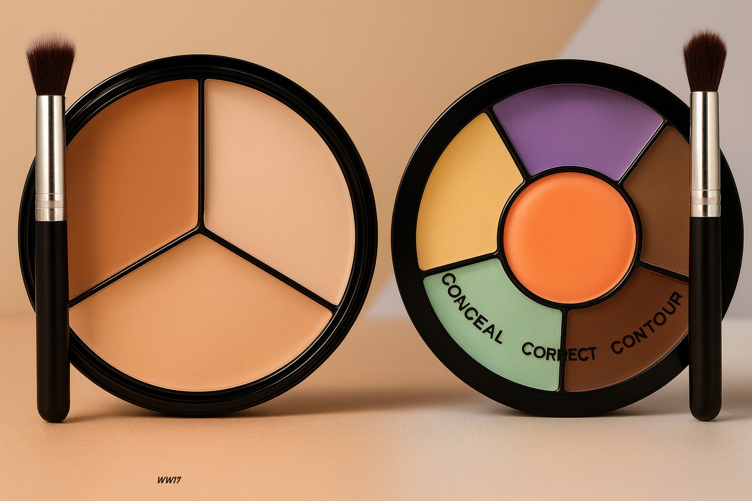 Image of Morbee 3IN1+6IN1 CONCEALER | GLOSSY LOOK | COMBO PACK Concealer BR WW17 Concealer