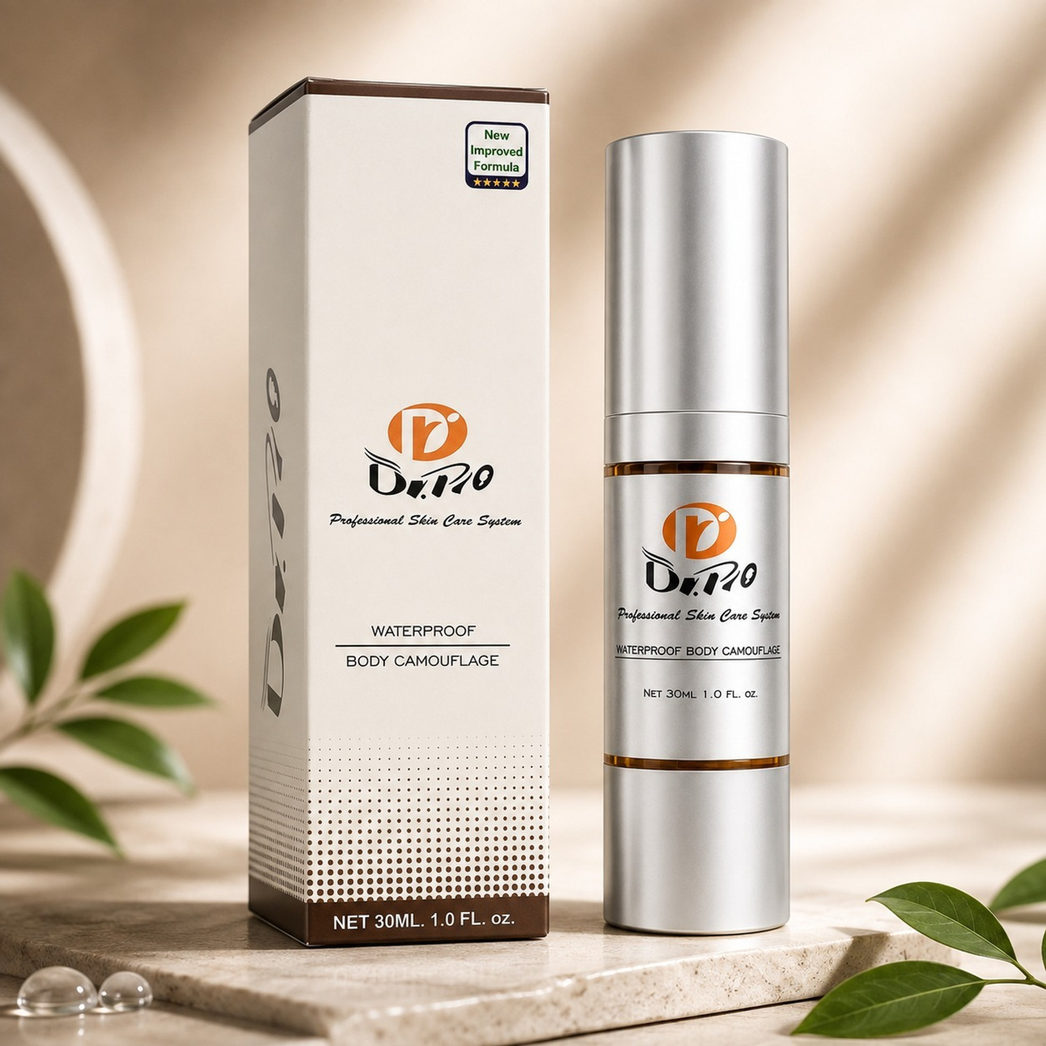 Image of Dr Pro Waterproof Body Camouflage Liquid Concealer (D17, 30 ml)