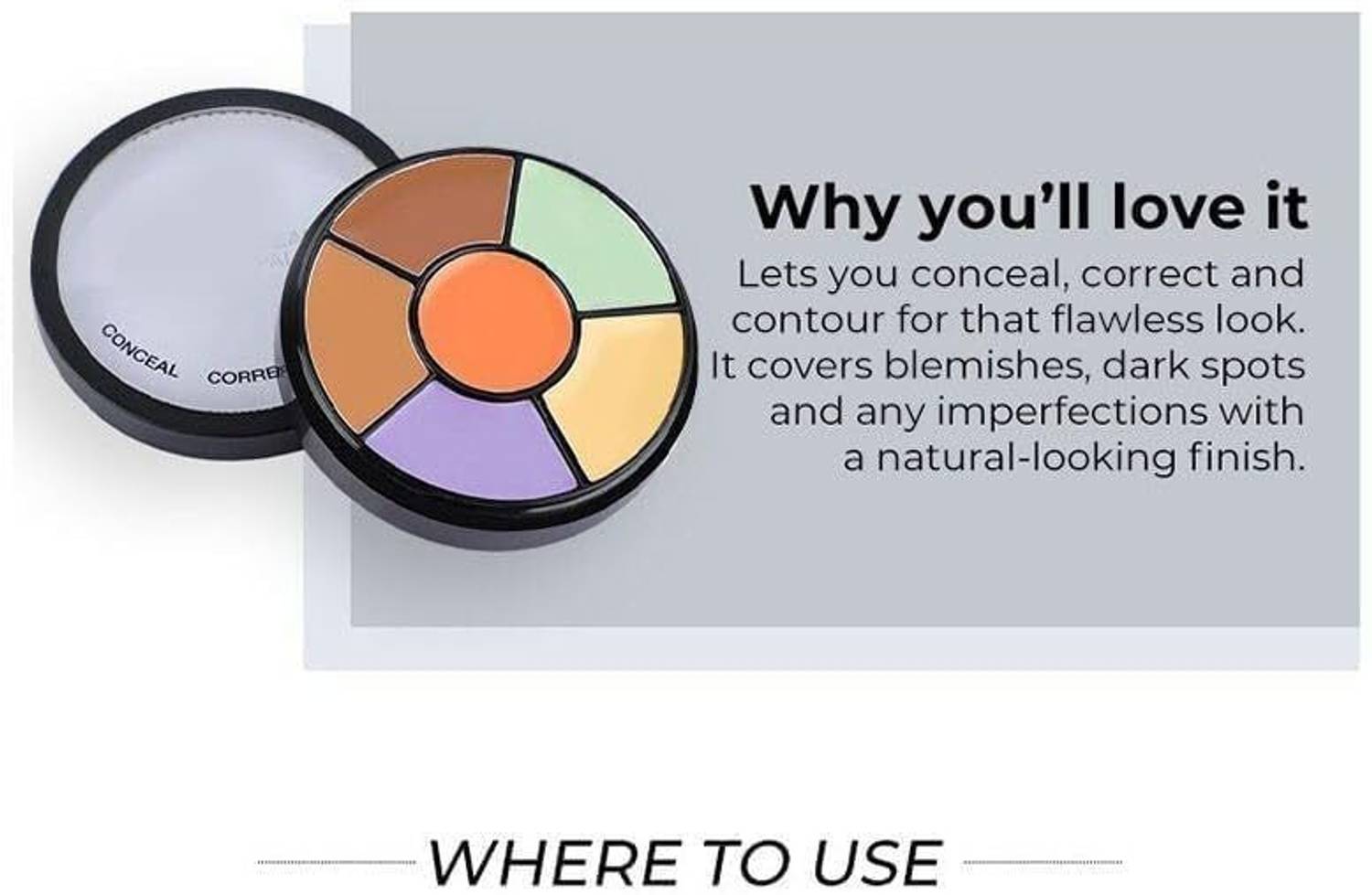 NIGRIFIX Tricolor Concealer Palette - Image 5