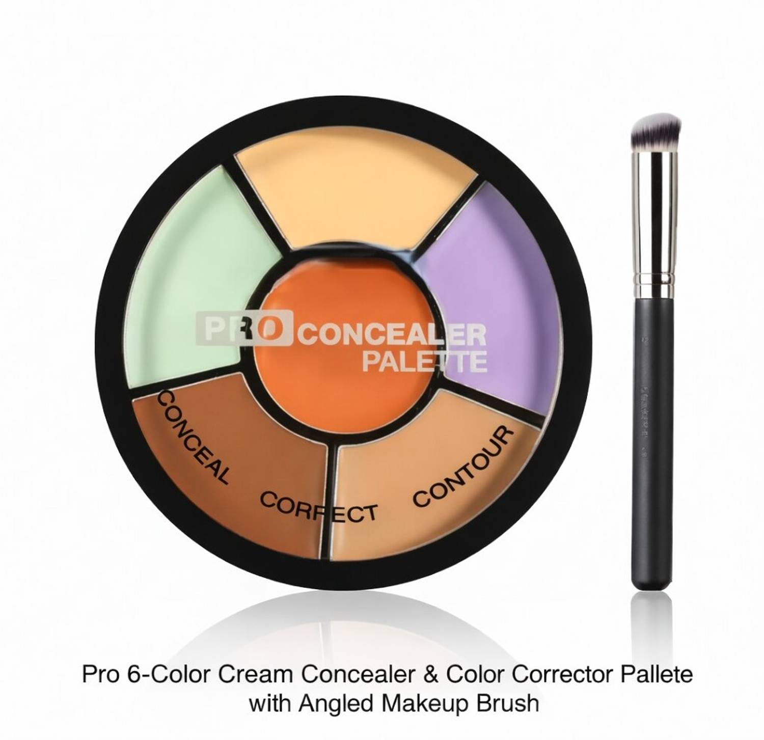 Bluezoo Waterproof Concealer & Corrector Palette | Full Coverage Makeup | A19 Concealer