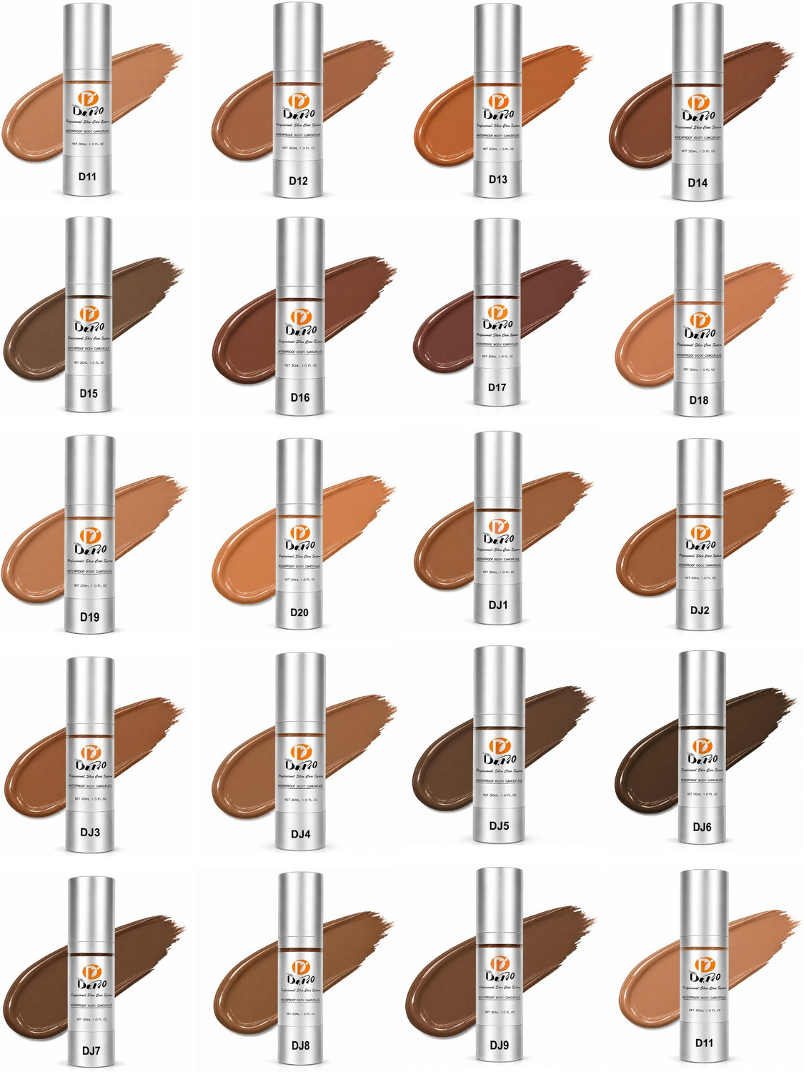 Image of Dr Pro Waterproof Body Camouflage Liquid Concealer (D17, 30 ml)