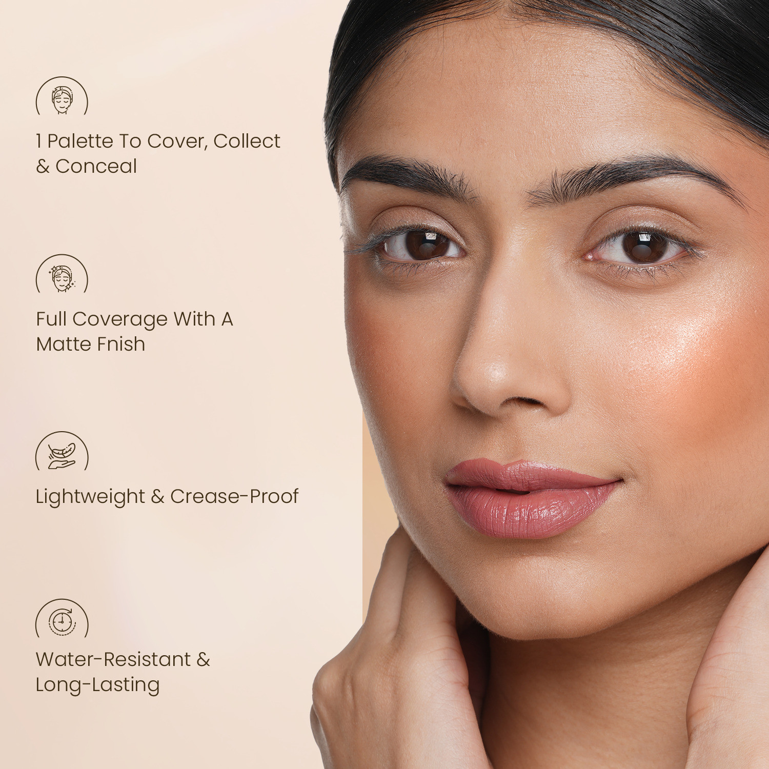Image of SWISS BEAUTY Ultra Base Concealer Cream Palette | Lightweight Color Corrector Concealer