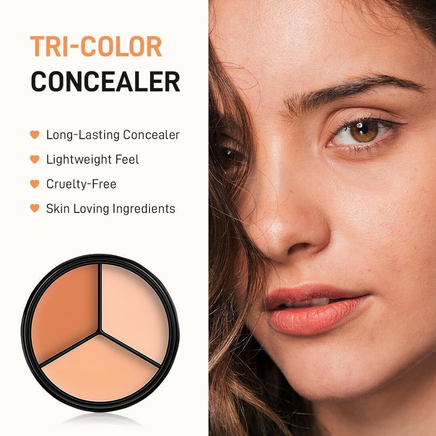 Image of NIGRIFIX 3 IN1 CONCEALER AND 6 IN 1 CONCEALER WITH 2 PCS BRUSH Concealer