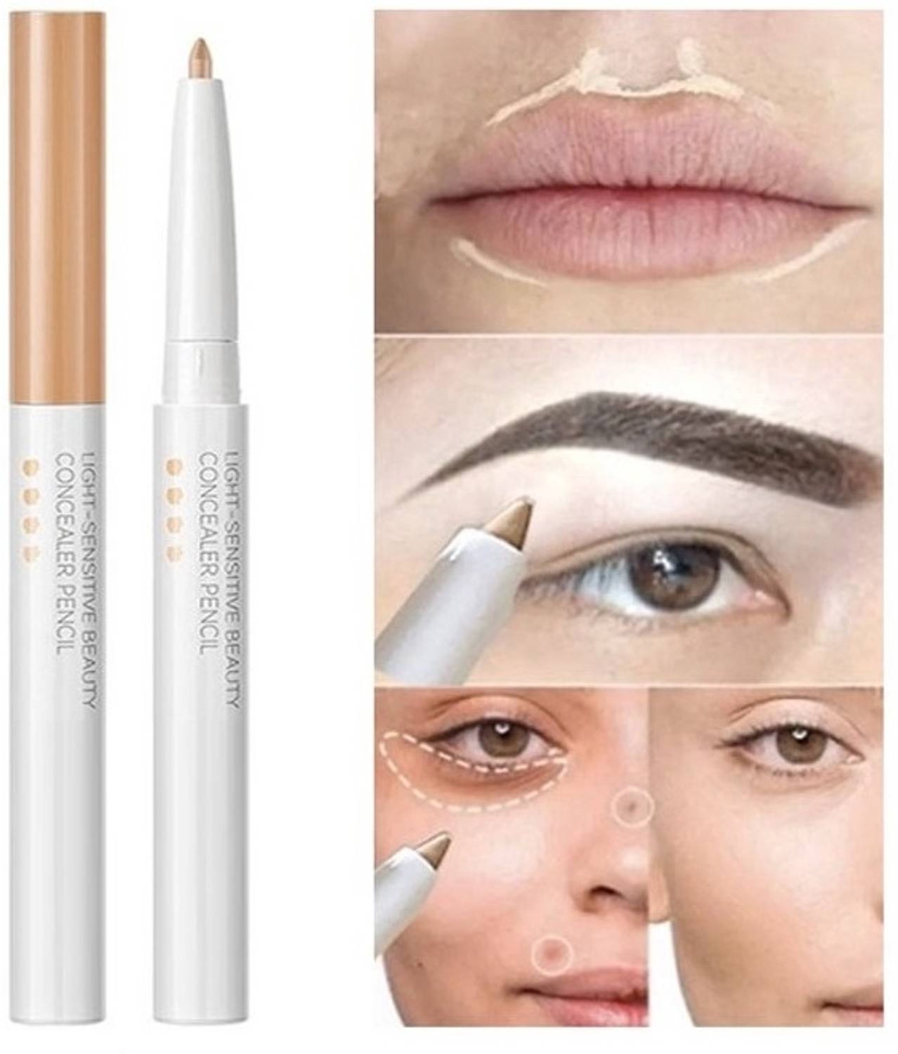 Neycare Full Cover Concealer Cover Stick Pencil Conceal Spot Blemish Cream Foundation Concealer