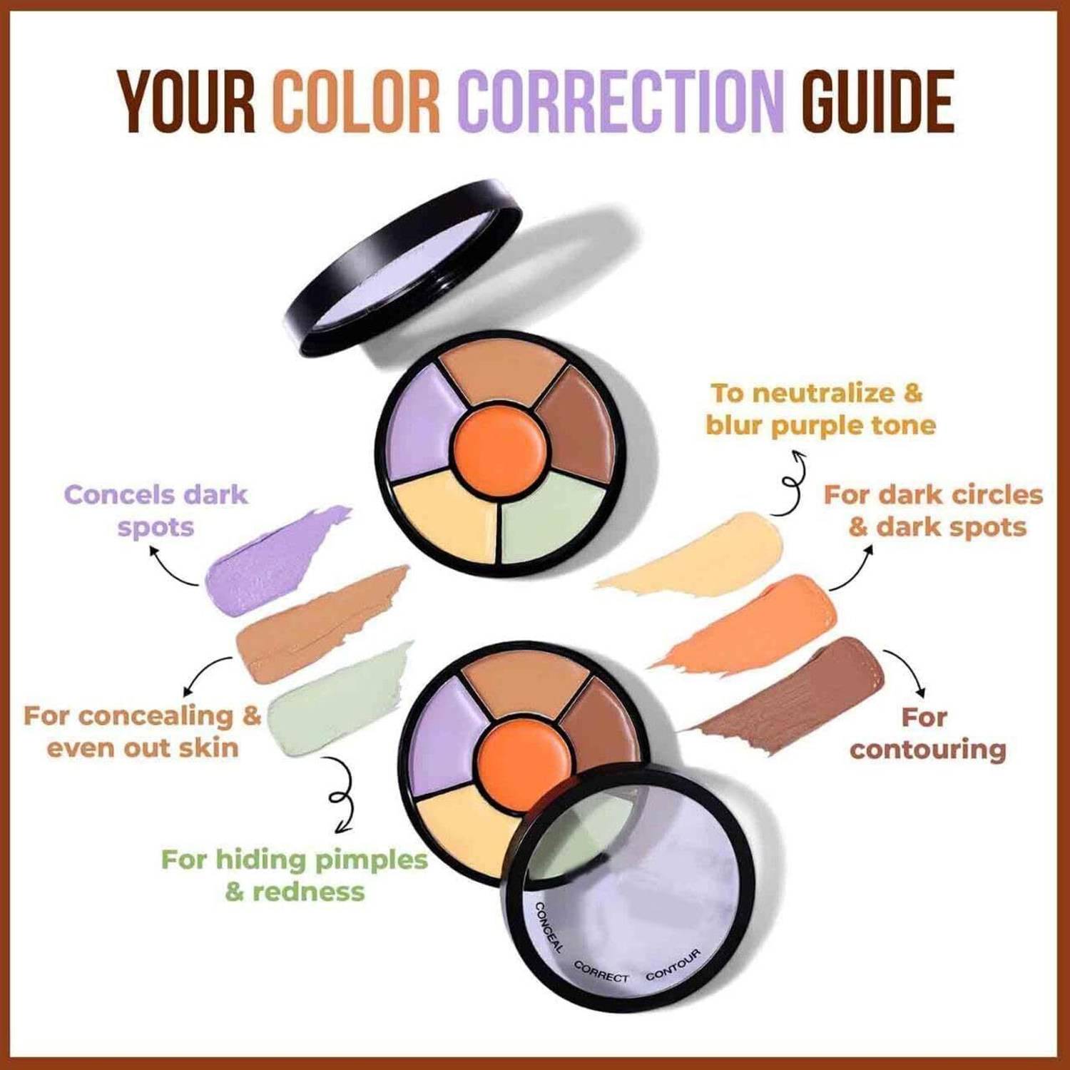 NIGRIFIX Tricolor Concealer Palette - Image 4