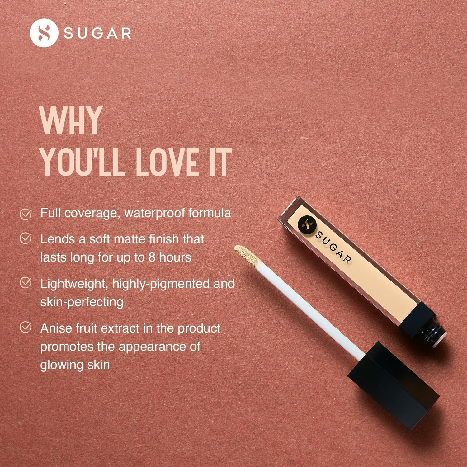 Image of SUGAR Cosmetics Magic Wand Waterproof Concealer