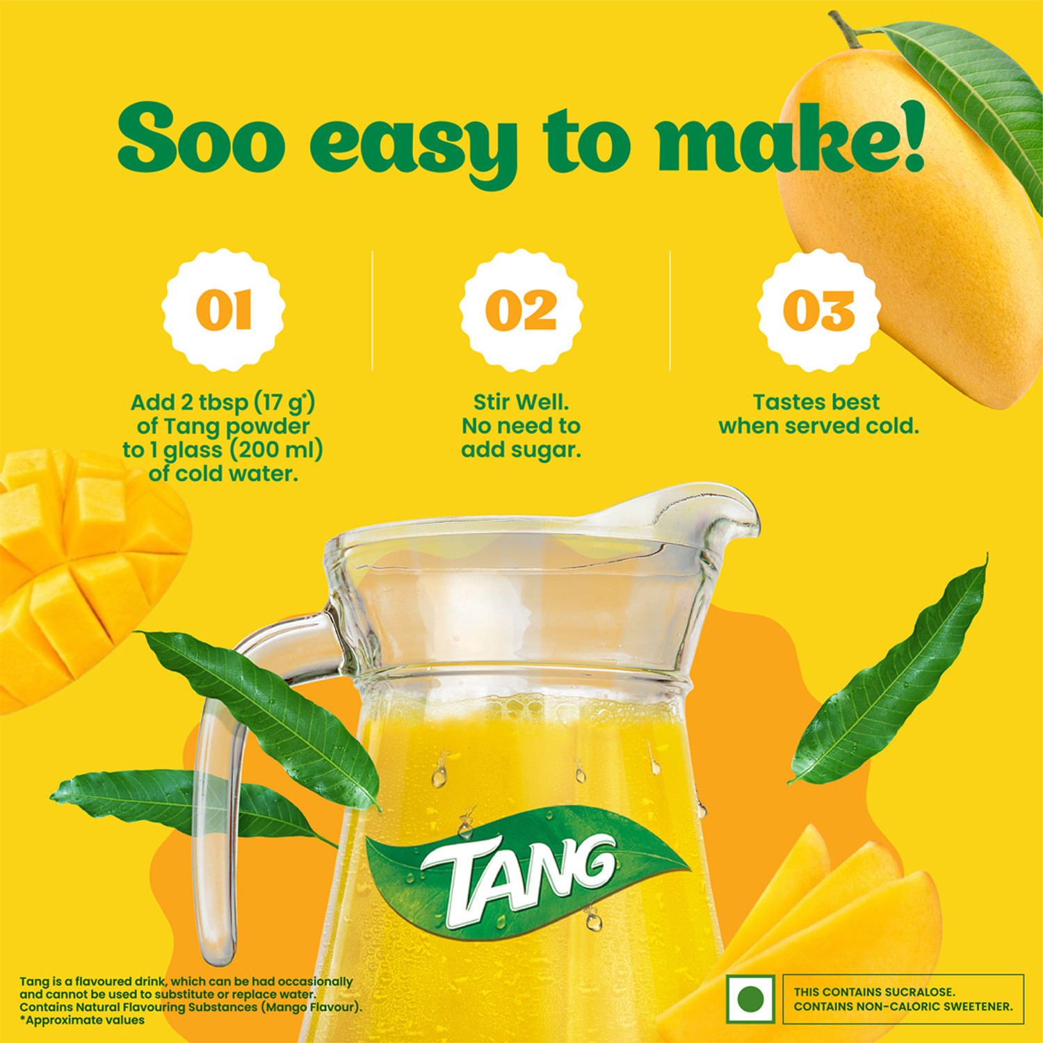 Image of TANG Mango Instant Drink Mix