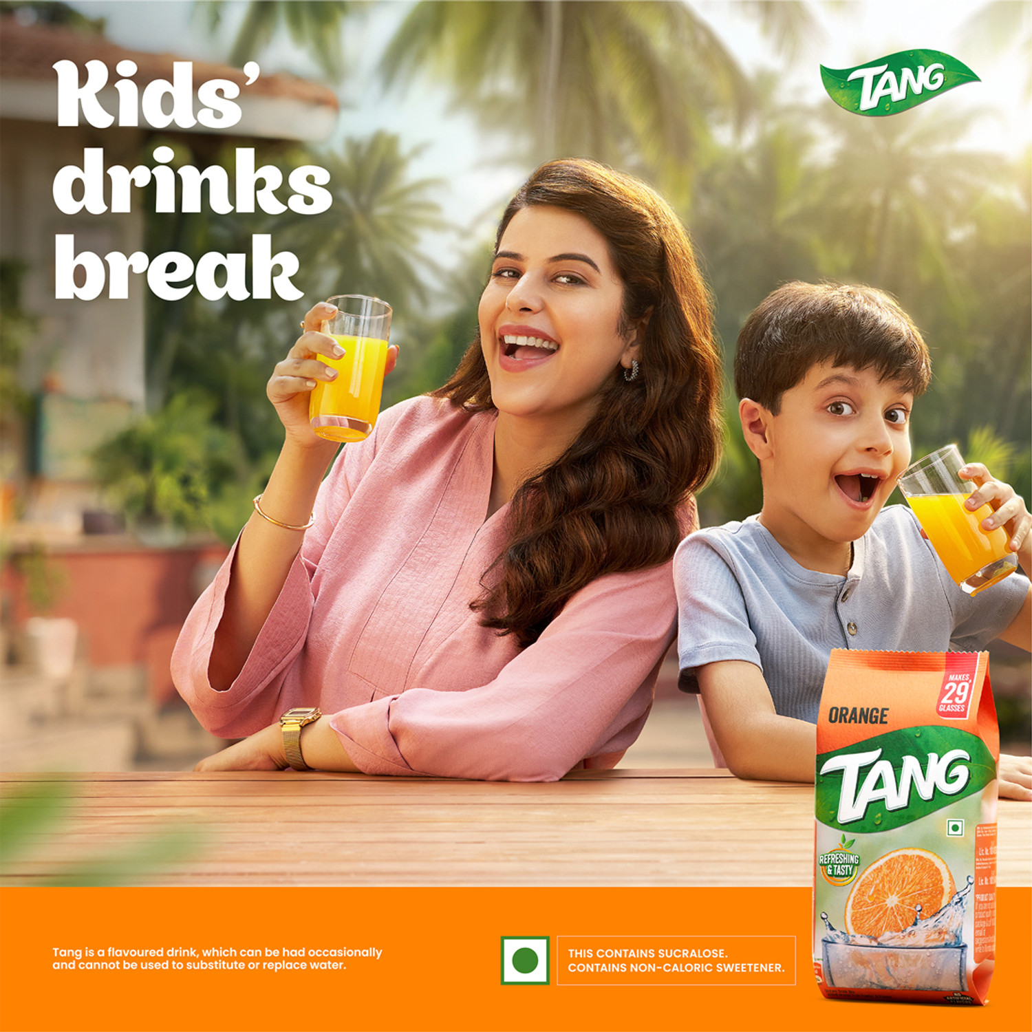 Image of TANG Orange and Mango Instant Drink Mix