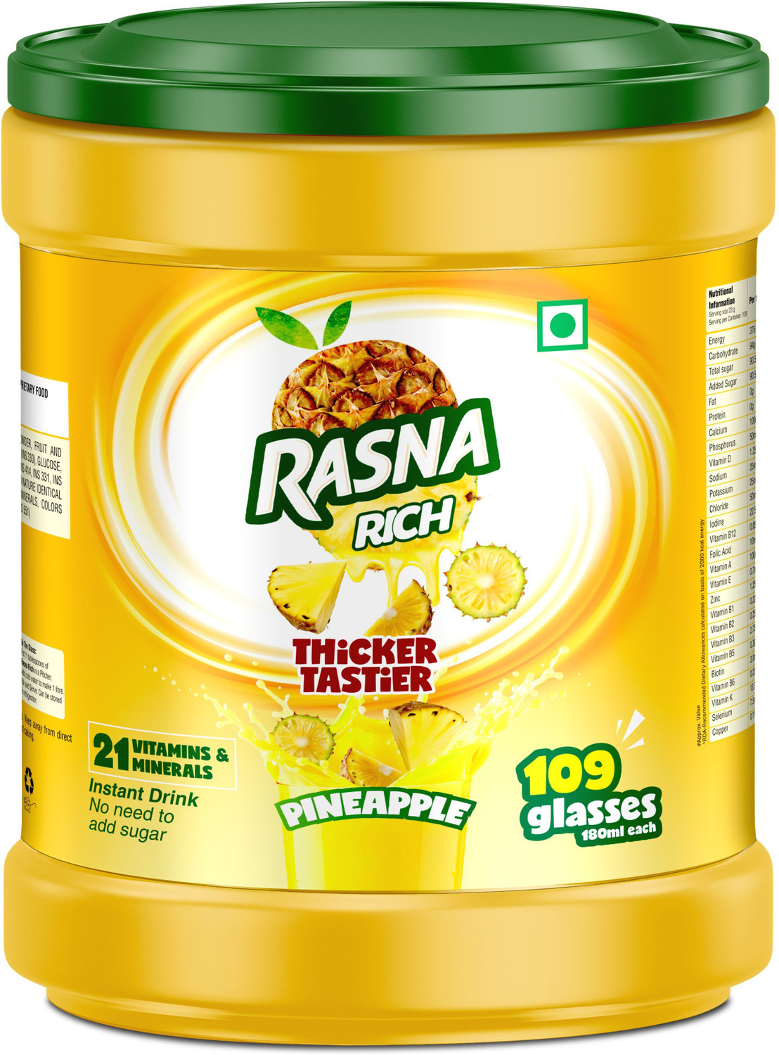 Image of Rasna Fruit plus 2.5kg Pineapple