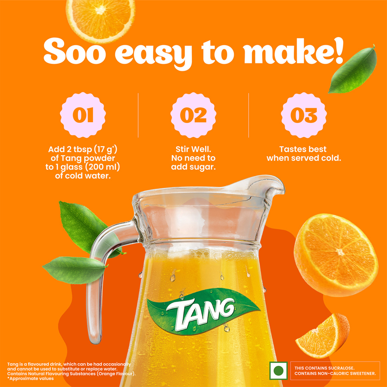 Image of TANG Orange and Mango Instant Drink Mix