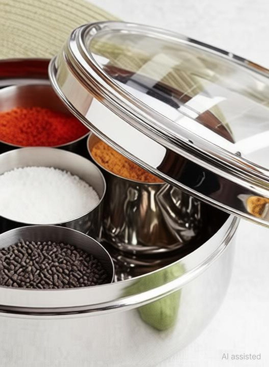 Image of Shree Gautam Enterprises Spice Set Stainless Steel