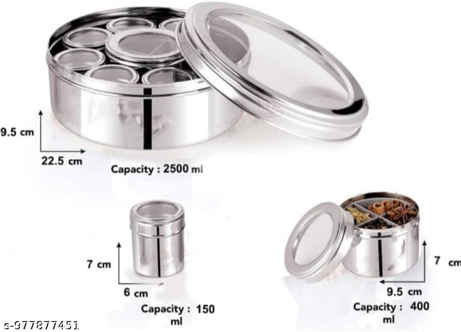 Image of LUXYRO Spice Set Stainless Steel