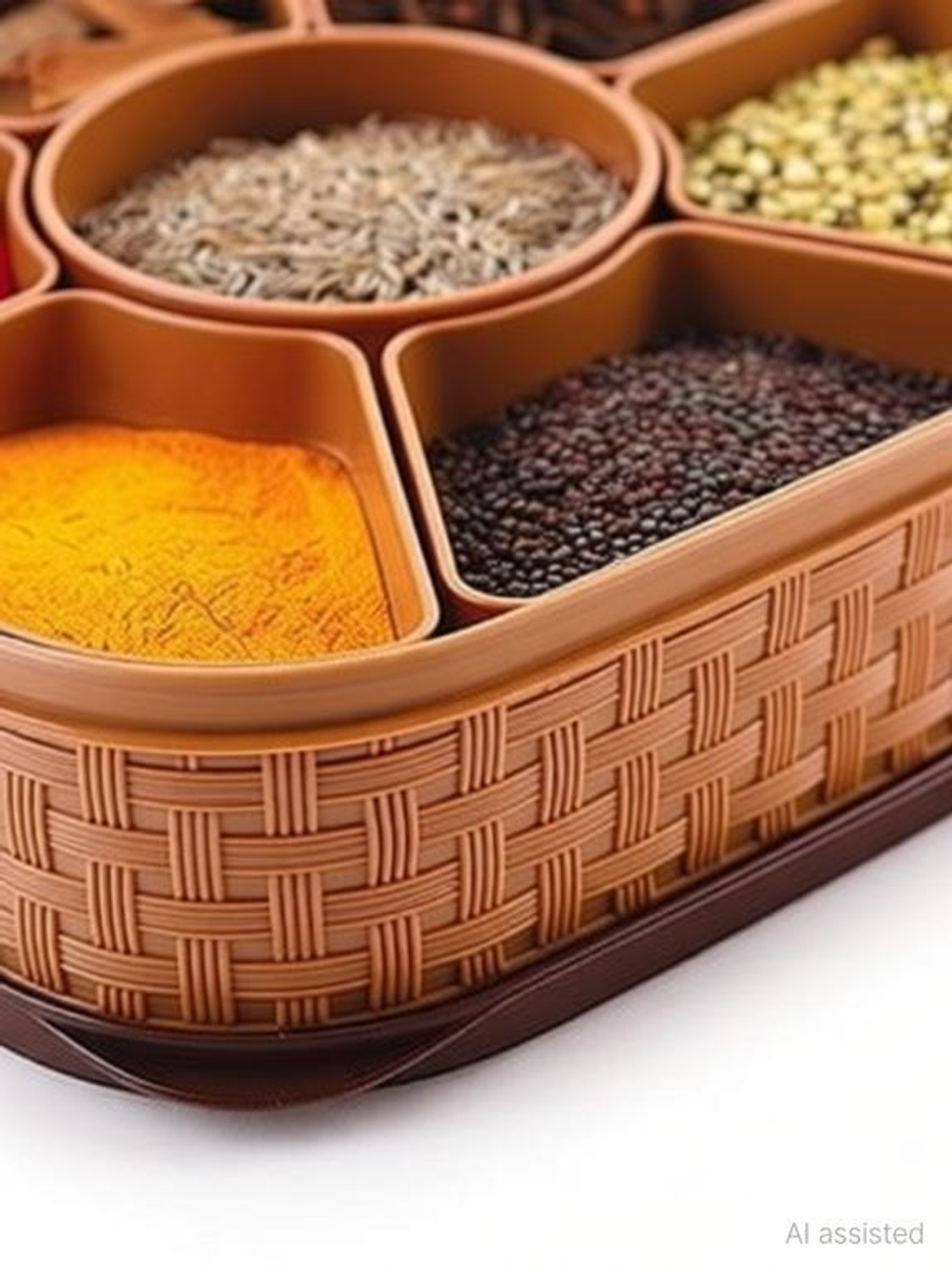 Image of Hiral Enterprise Spice Set Plastic (1 Piece)