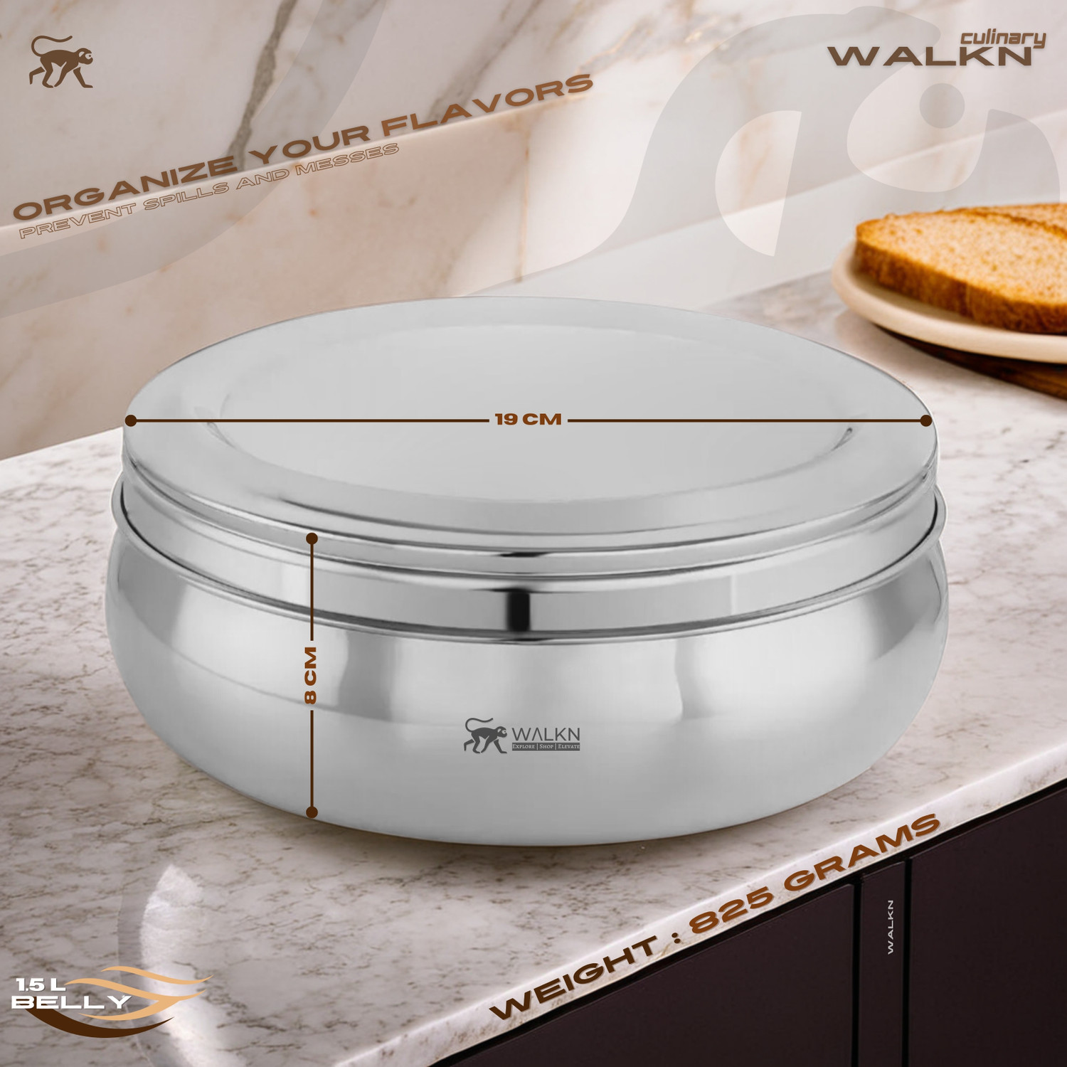 Image of WALKN Spice Set Stainless Steel