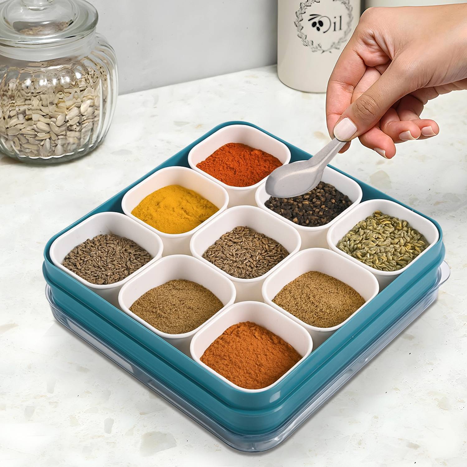 AARVIKAA Spice Set Plastic