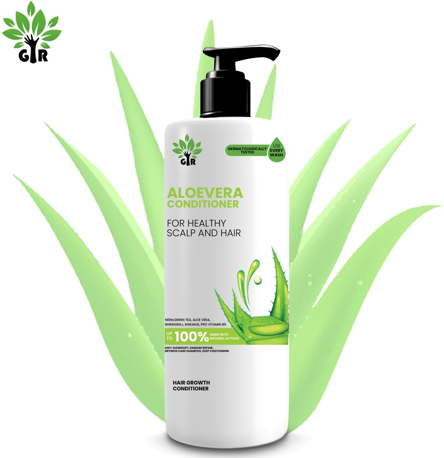 Image of GIR Aloe Vera Conditioner | 500 ML | Medically Tested Hydrating Care