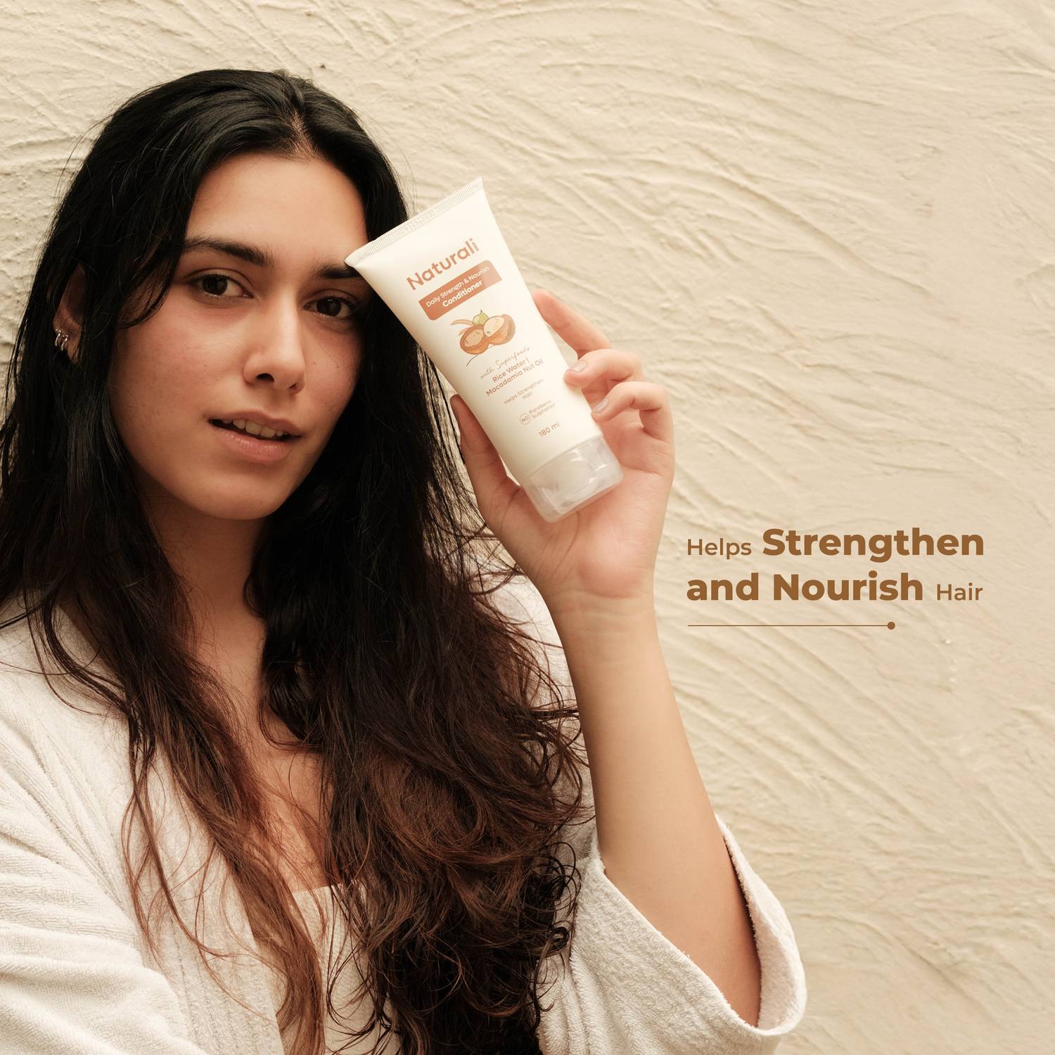 Naturali Daily Strength & Nourish Conditioner 180 ml - Image 2