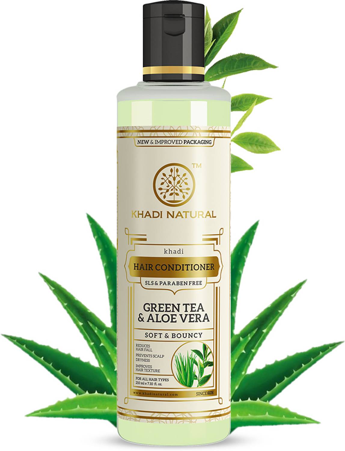 KHADI Natural Herbal Green Tea & Aloe Vera Hair Conditioner