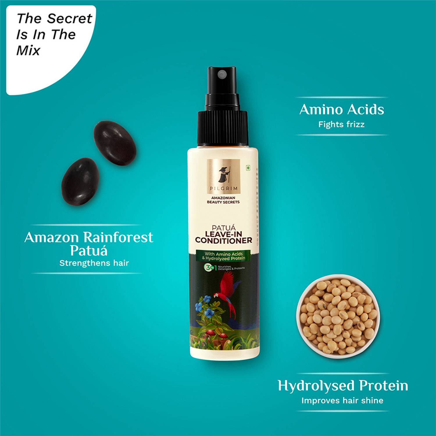 Pilgrim Patua Leave-In Conditioner with Amino Acids - Image 2