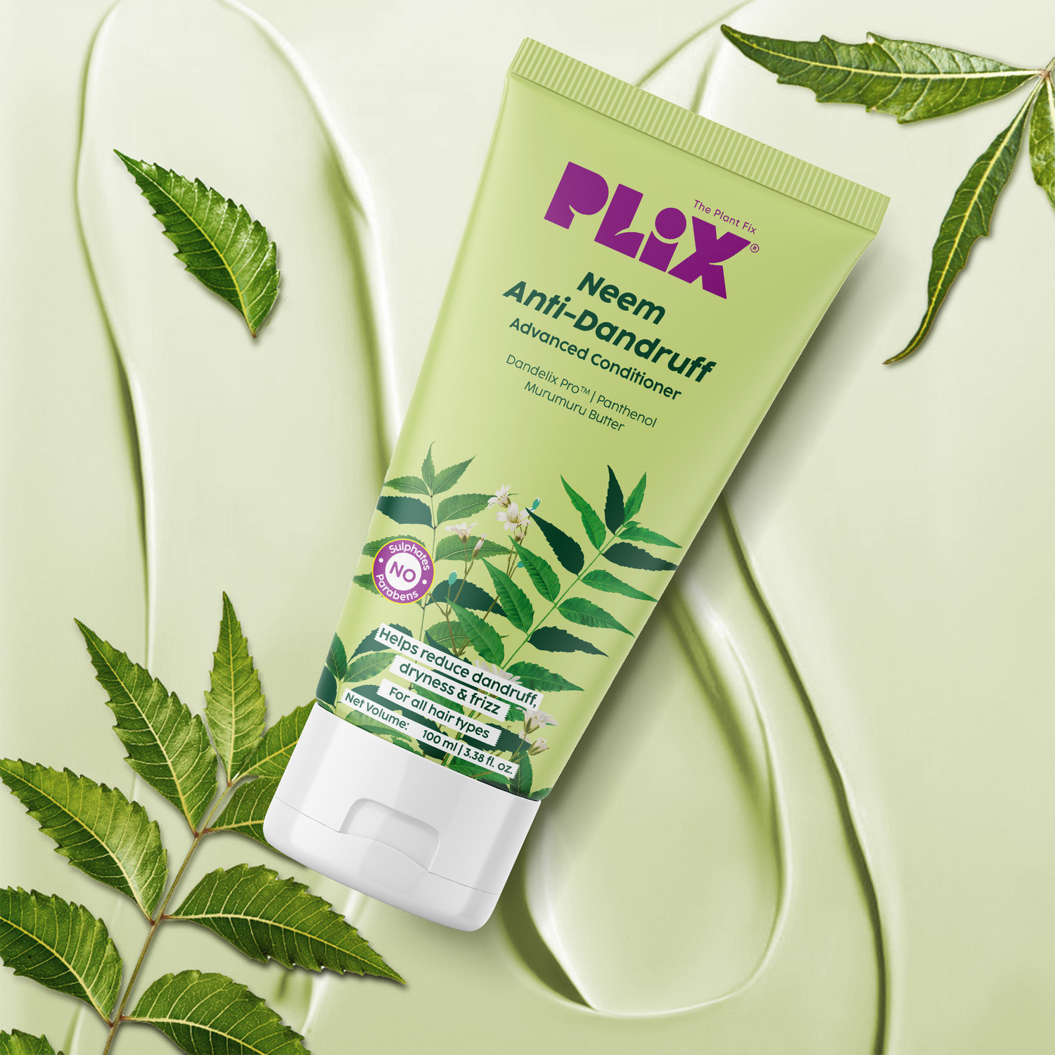 Image of The Plant Fix Plix Neem Anti-Dandruff Advanced Conditioner | Reduces Dandruff, Dryness & Frizz
