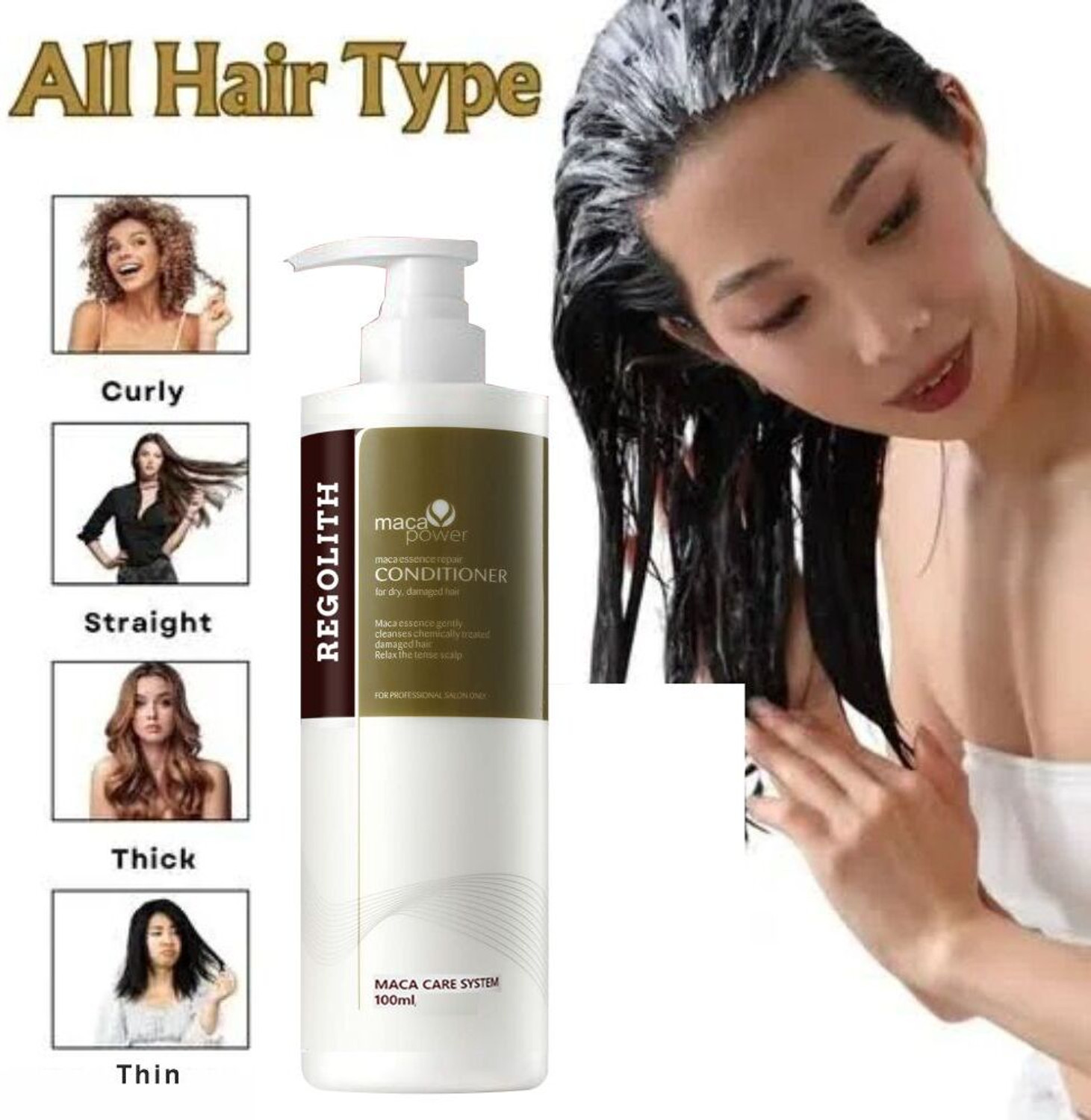 Image of Regolith Maca Power Hair Repair Conditioner for Soft Smooth and Restored Hair