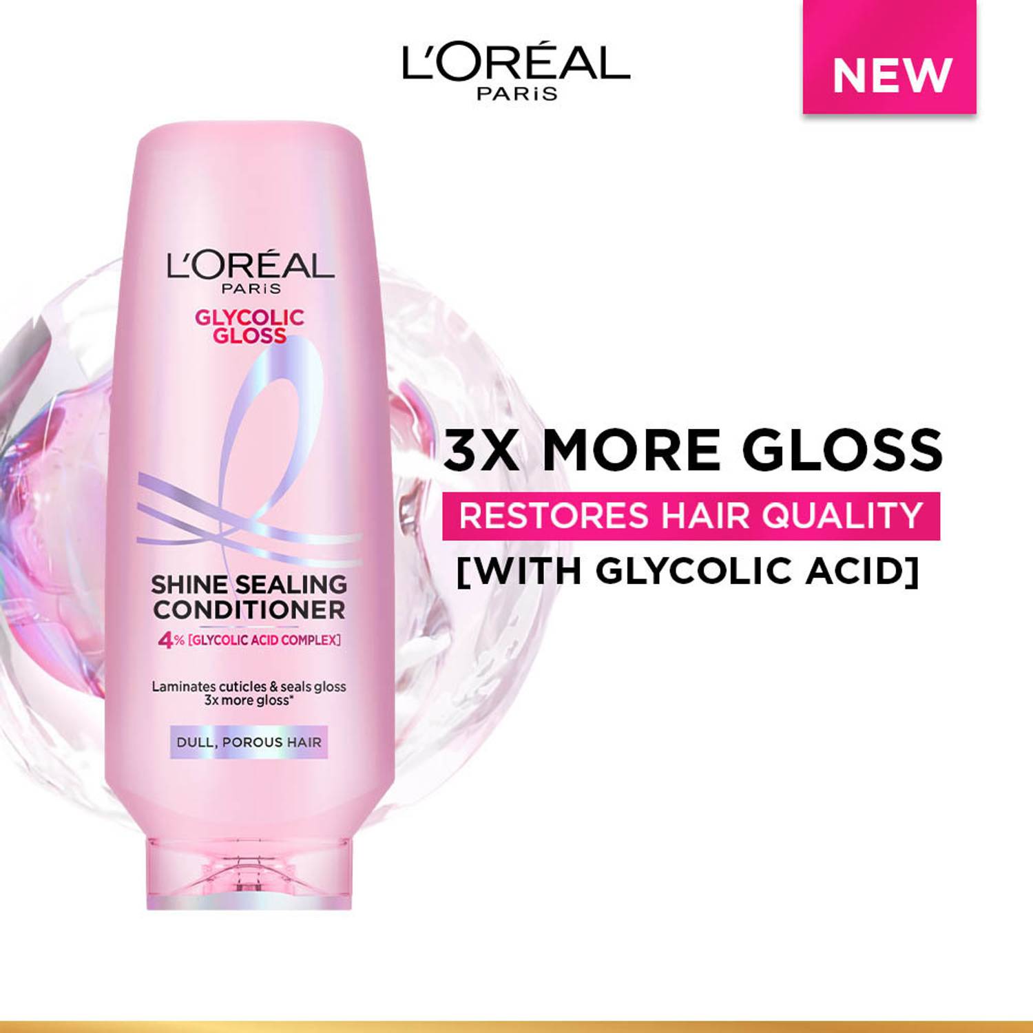 L'Oréal Paris Glycolic Gloss Conditioner - Image 1