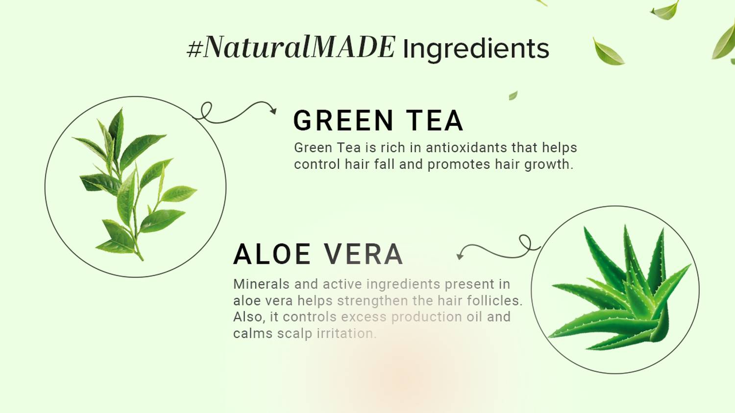 KHADI Natural Herbal Green Tea & Aloe Vera Hair Conditioner - Image 4