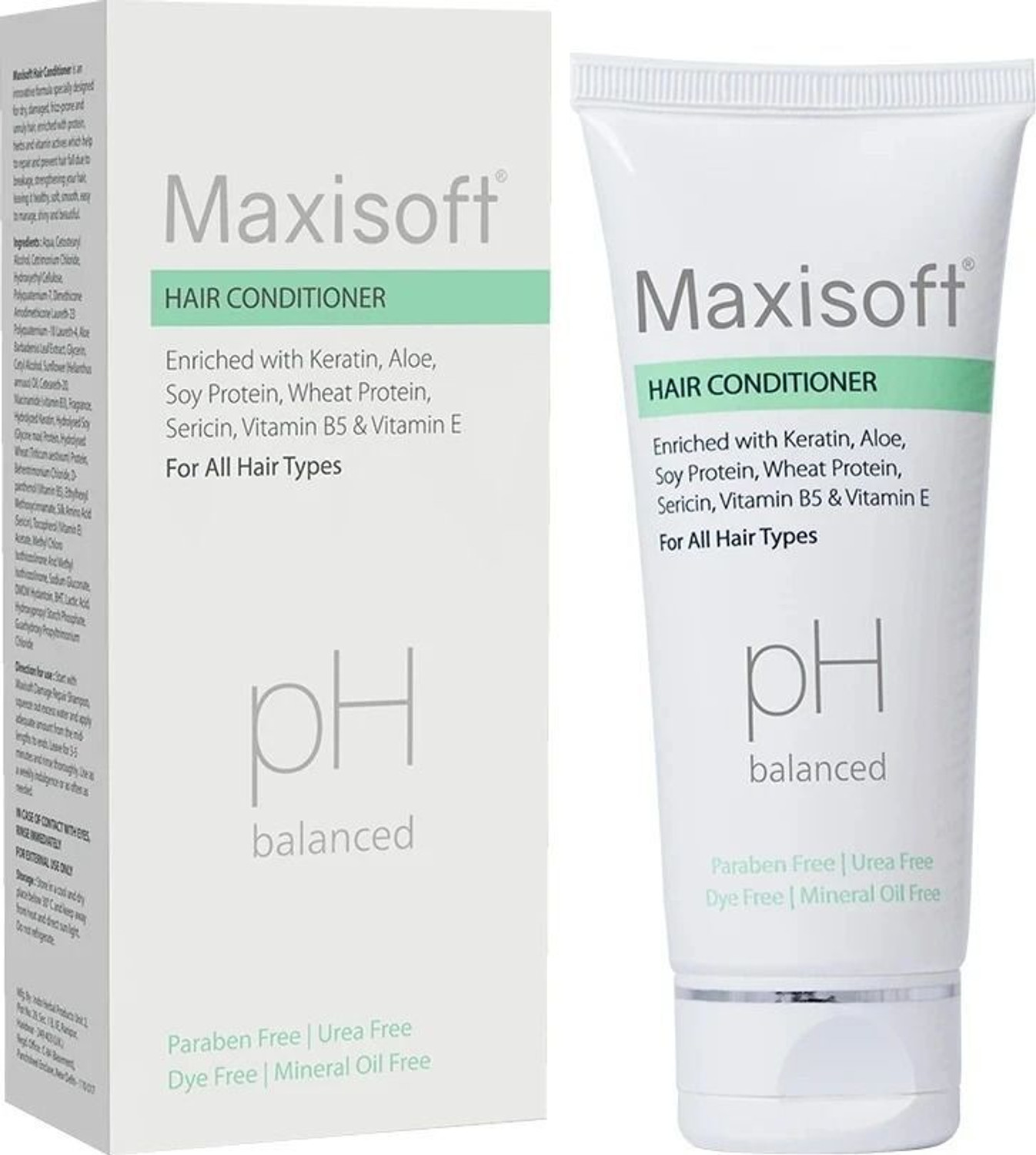 Image of Maxisoft Hair Conditioner 100 ml | With Keratin & Aloe Vera | Paraben Free