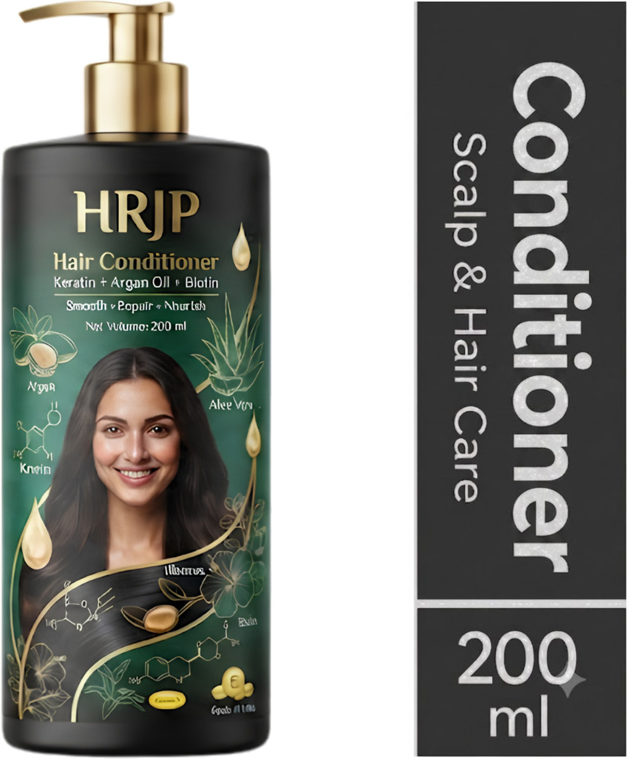Image of HRJP Conditioner Herbal Hair Conditioner for Healthy and Silky Hair