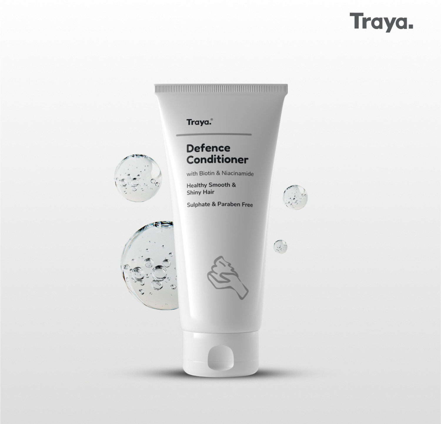 Image of Traya Defence Conditioner | For Deep Moisturizing & Hair Growth | Consist Biotin
