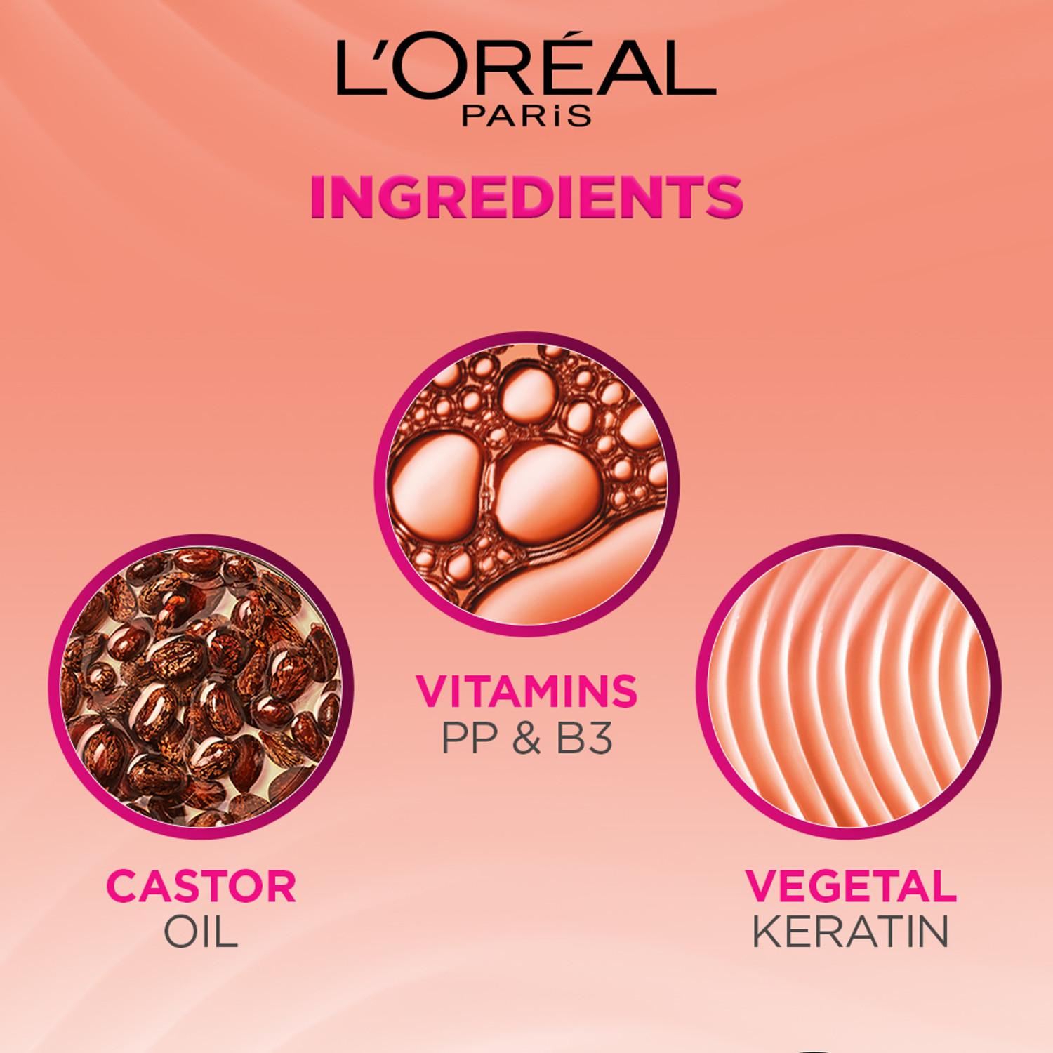 Image of L'Oreal Paris Dream Lengths No Haircut Cream 50ml (Leave-In Conditioner), Sulfate free and Paraben free