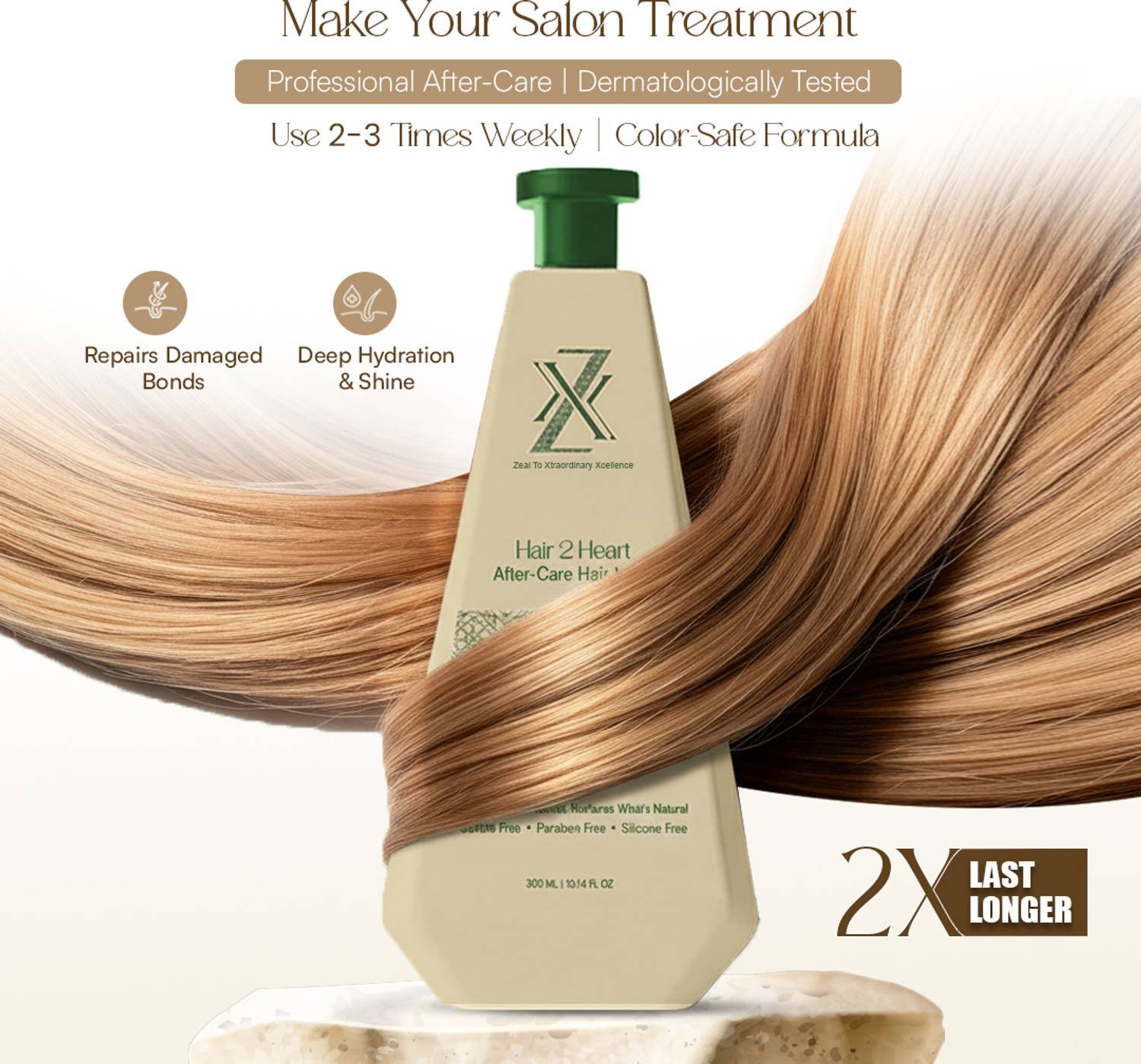 ZXX Hair 2 Heart After-Care Hair Mask For Women - Price in India
