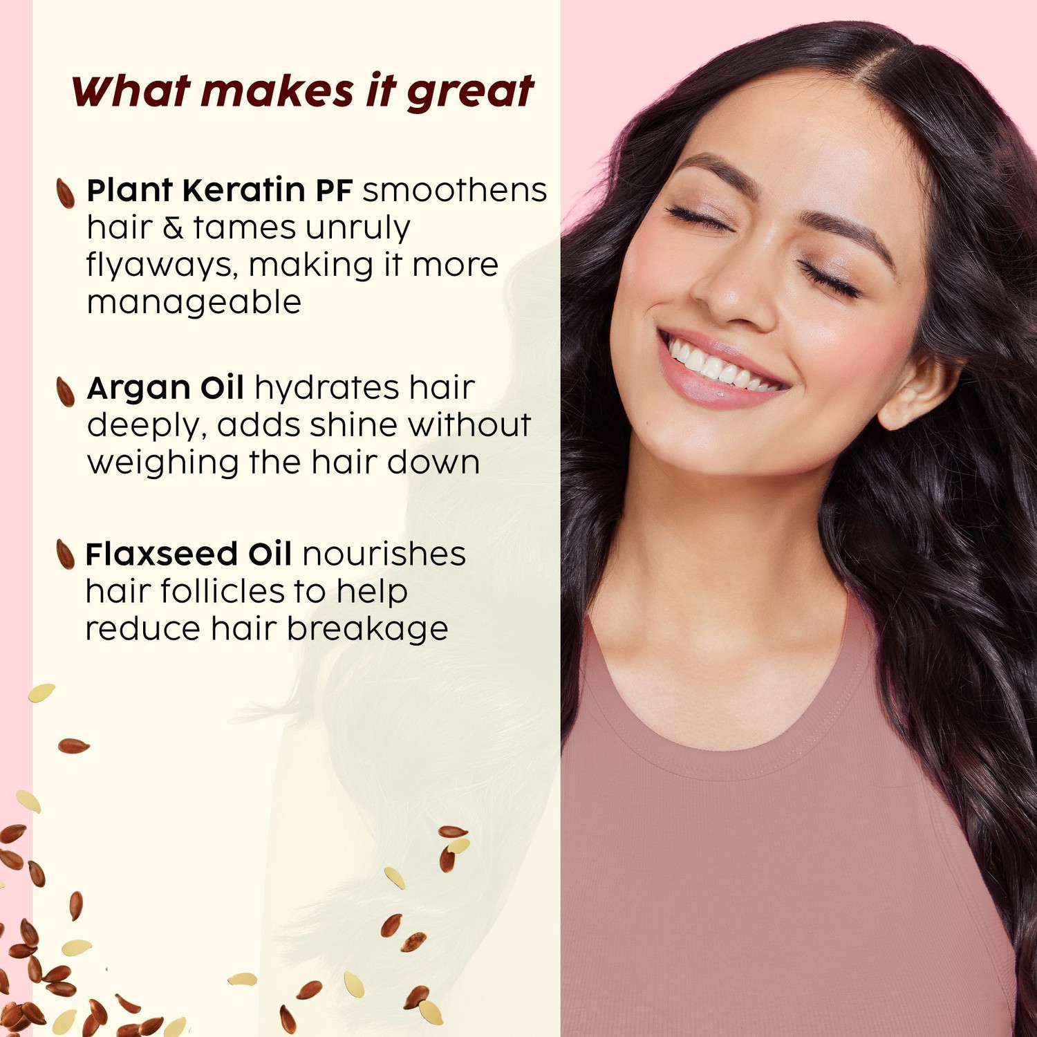 Image of The Plant Fix Plix Flaxseed Ultrasmooth Advanced Conditioner | For Smooth Hair | Controls Frizz