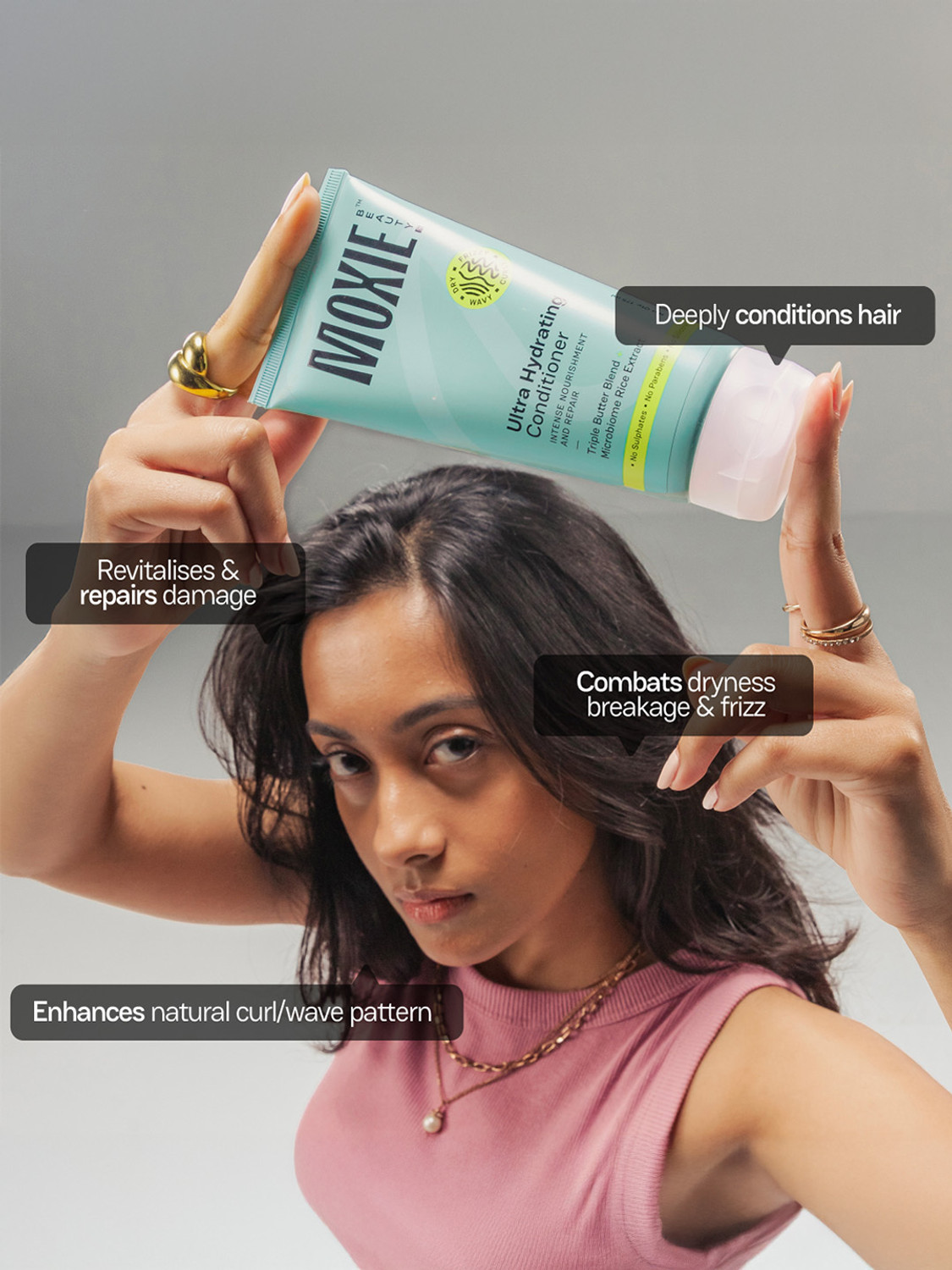 Image of MOXIE BEAUTY Ultra Hydrating Conditioner - Intense Nourishment | Travel Size