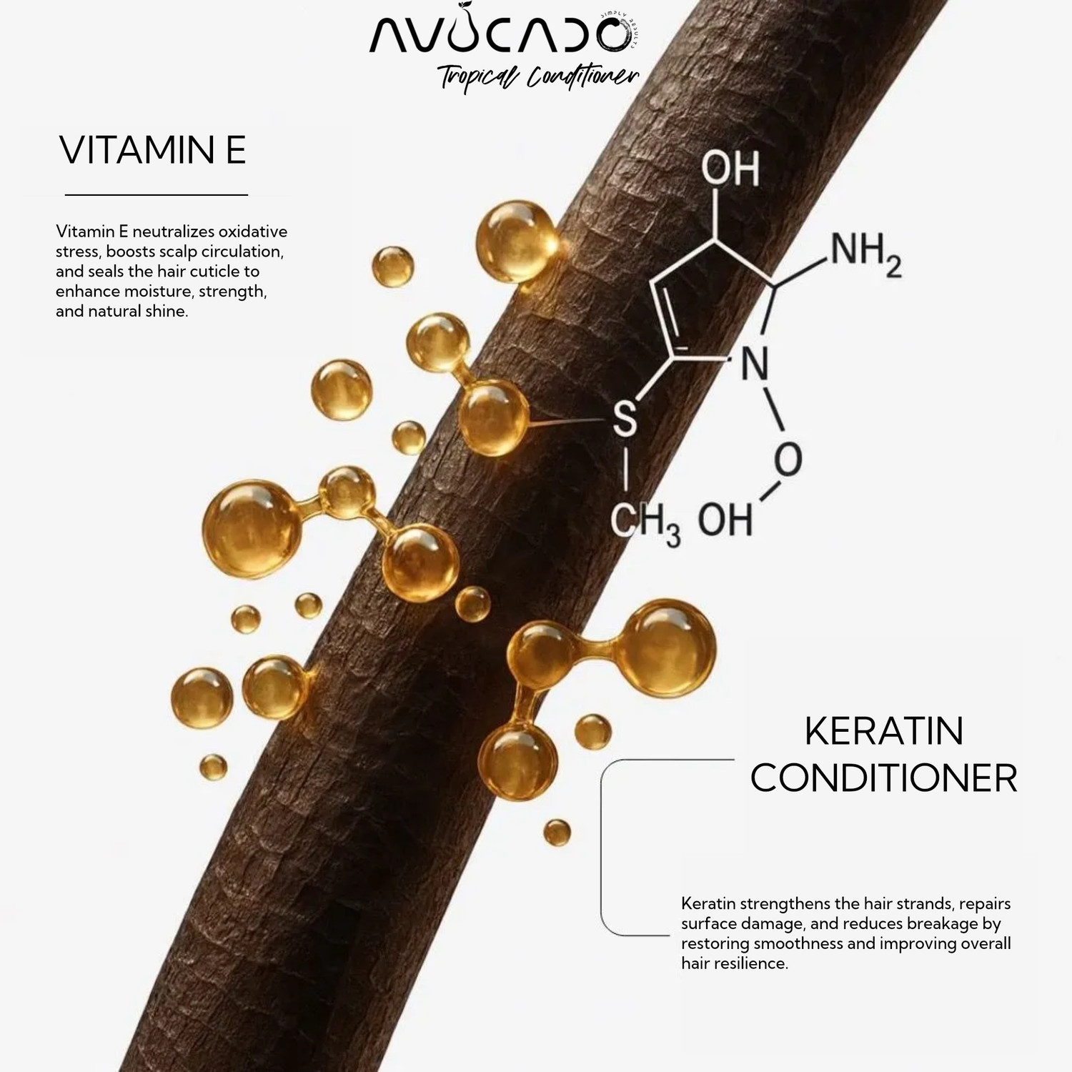 Image of AVOCADO SIMPLY RESULTS TROPICAL STRENGTH HAIR CONDITIONER