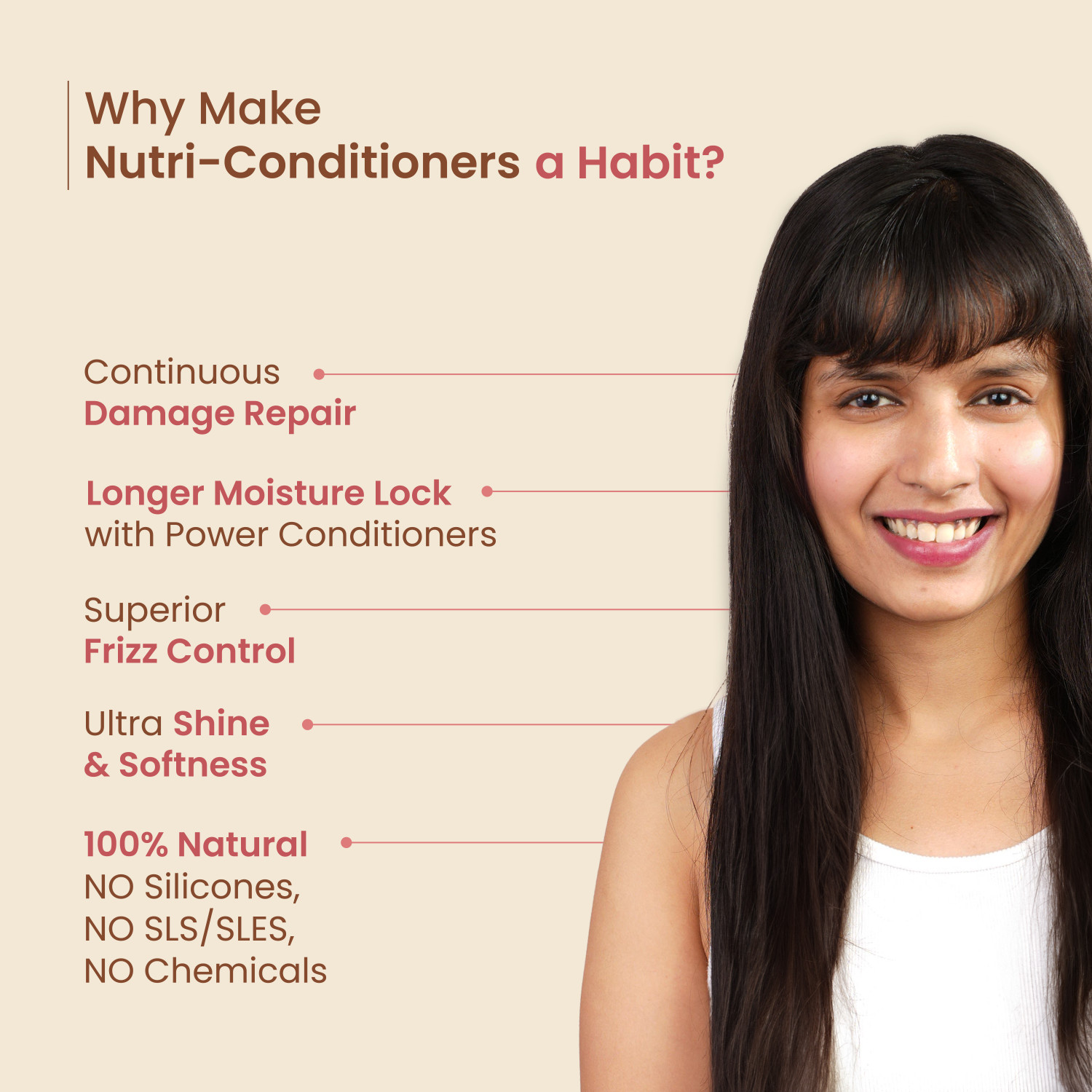 Image of Nat Habit Hibiscus Conditioner for Women & Men, Natural Hair Conditioner, 200 ml
