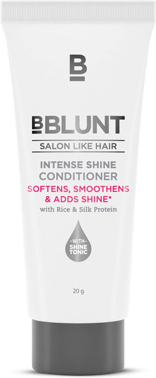 BBlunt Intense Shine Conditioner- Rice & Silk Protein for Softer, Smooth & Shinier Hair