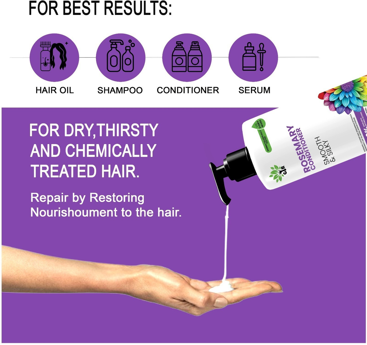 Image of GIR Rosemary Ayurvedic Conditioner | 1250ML | Medically Tested Herbal Care