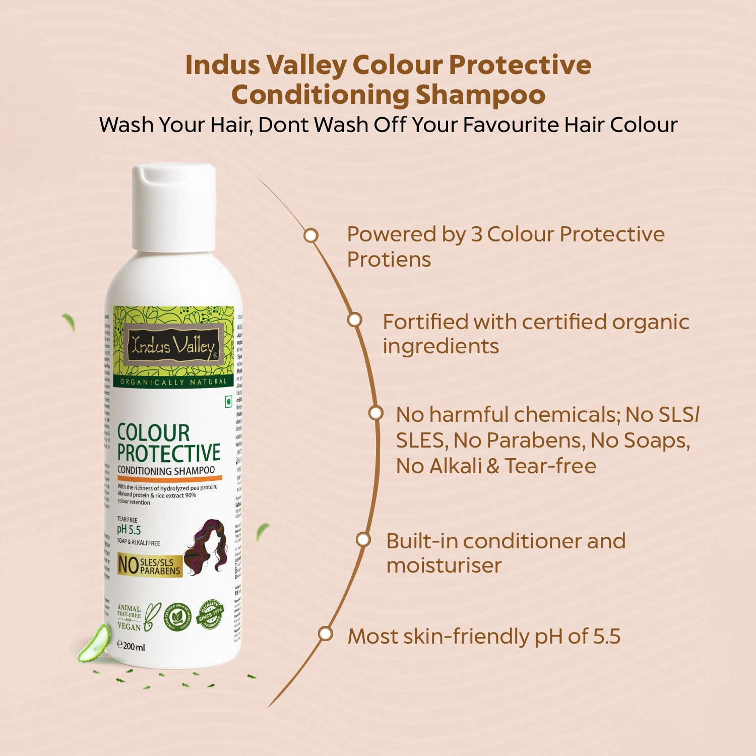 Image of Indus Valley Colour protective Shampooing conditioner
