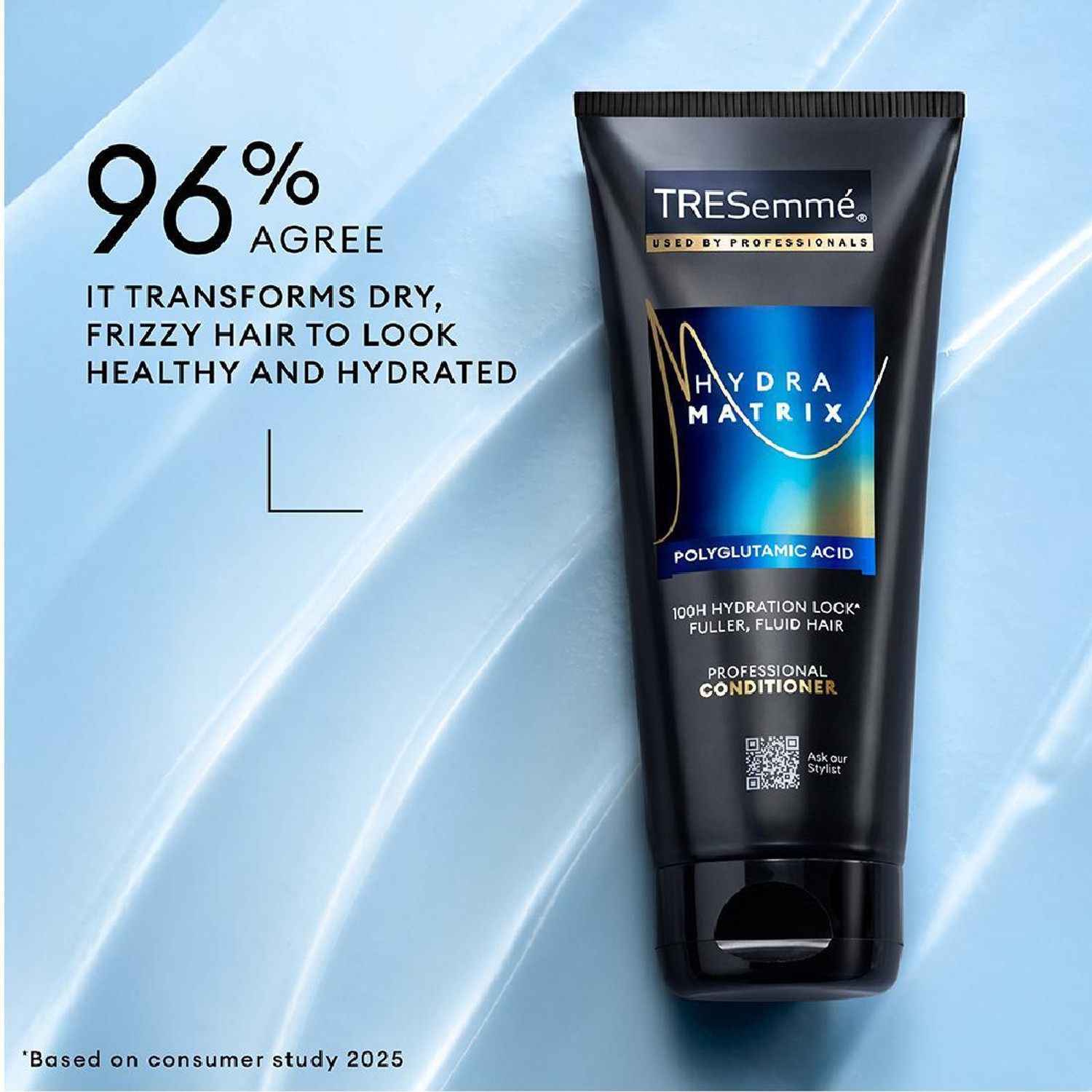 Image of TRESemme Hydra Matrix Conditioner | Polyglutamic Acid for 100H of Hydrated, Paraben Free