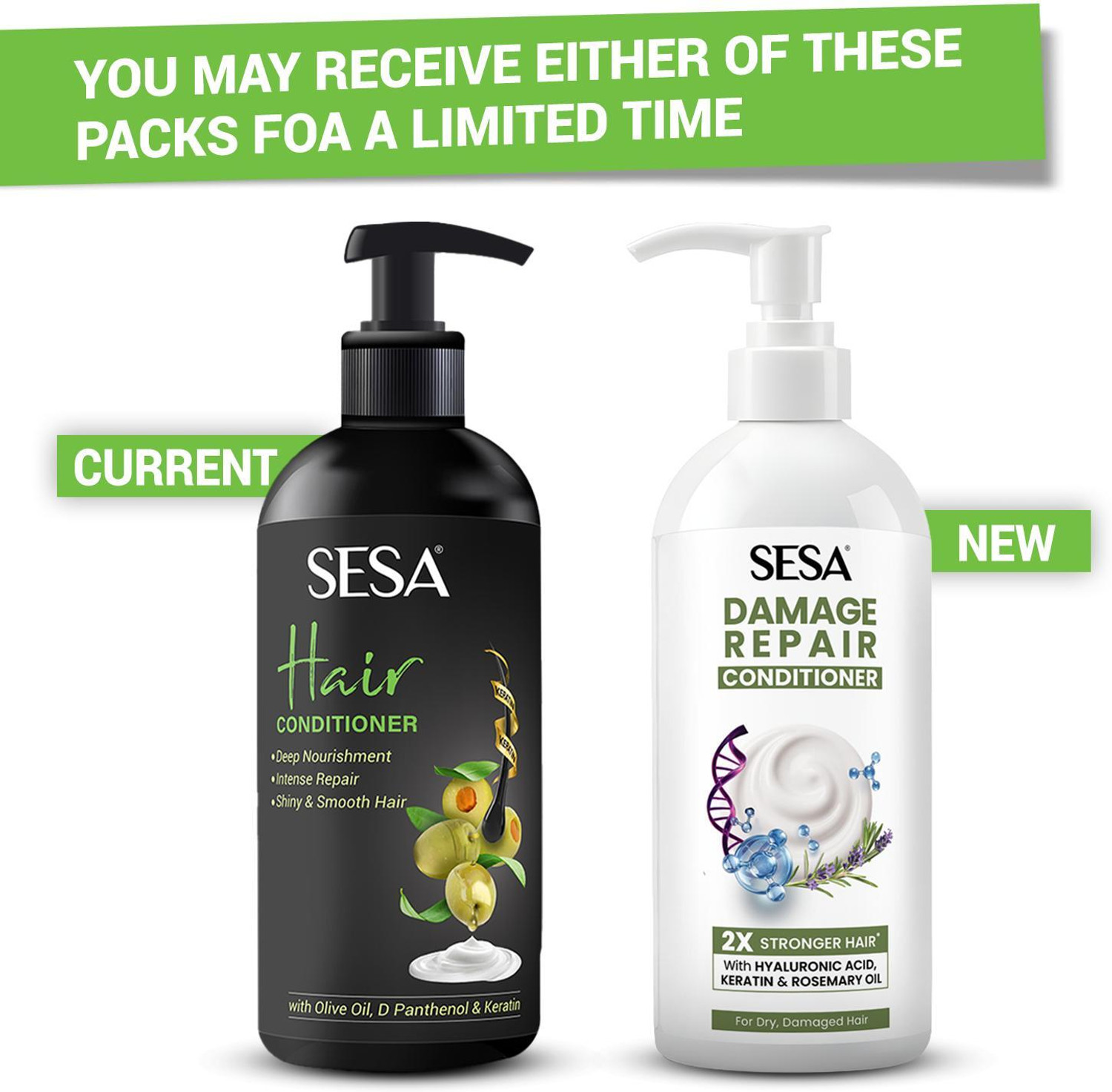 Image of SESA Hair Conditioner for Shiny and Smooth Hair 300ml