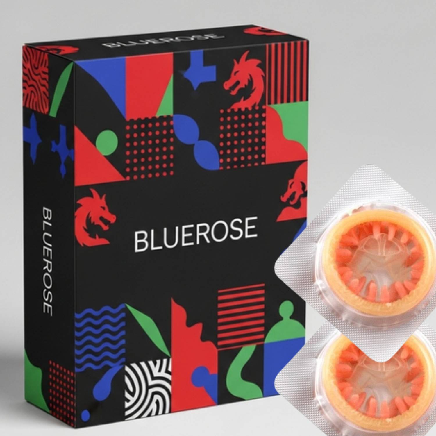 Bluerose 705 Dotted 2 pcs set Condom
