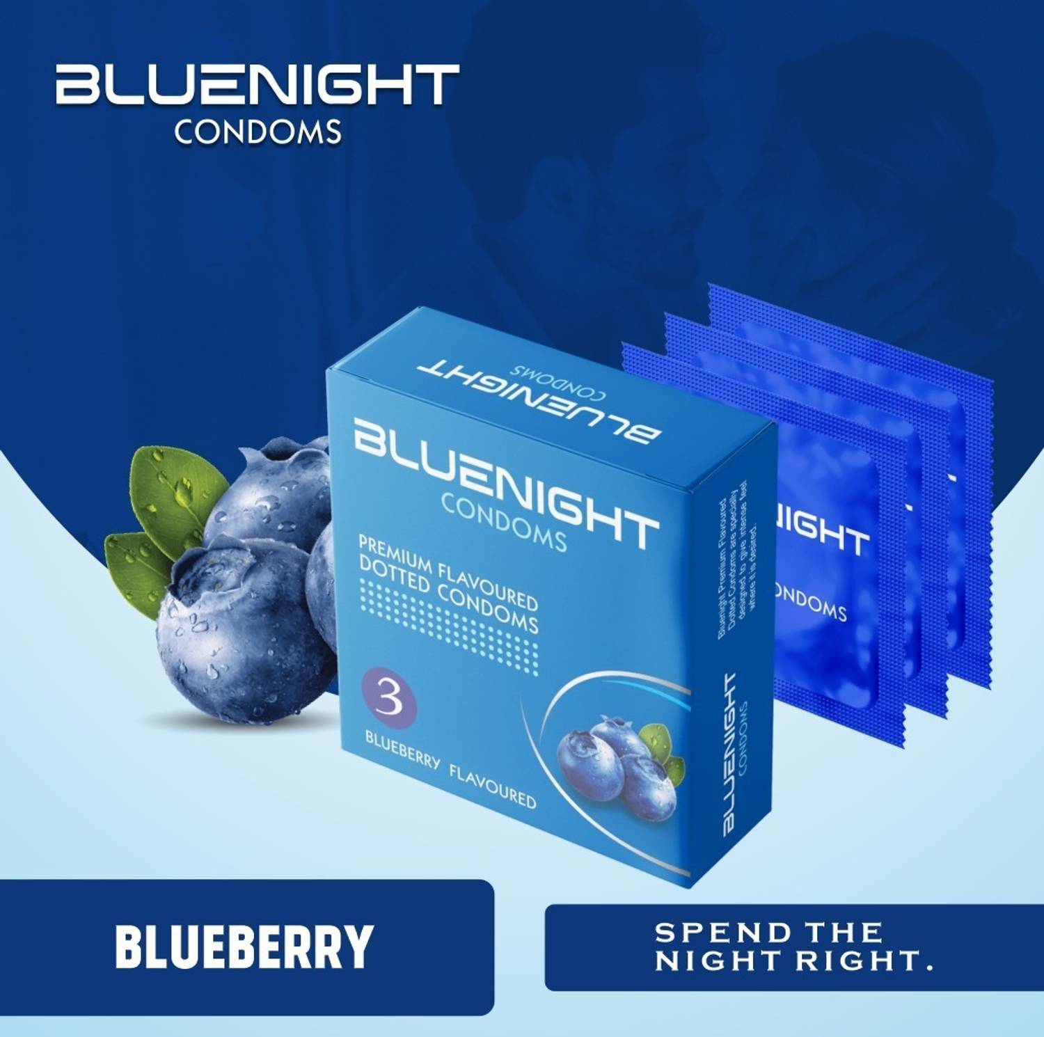 Blue Night BLNGT-BLCKCRNT Condom Price in India - Buy Blue Night