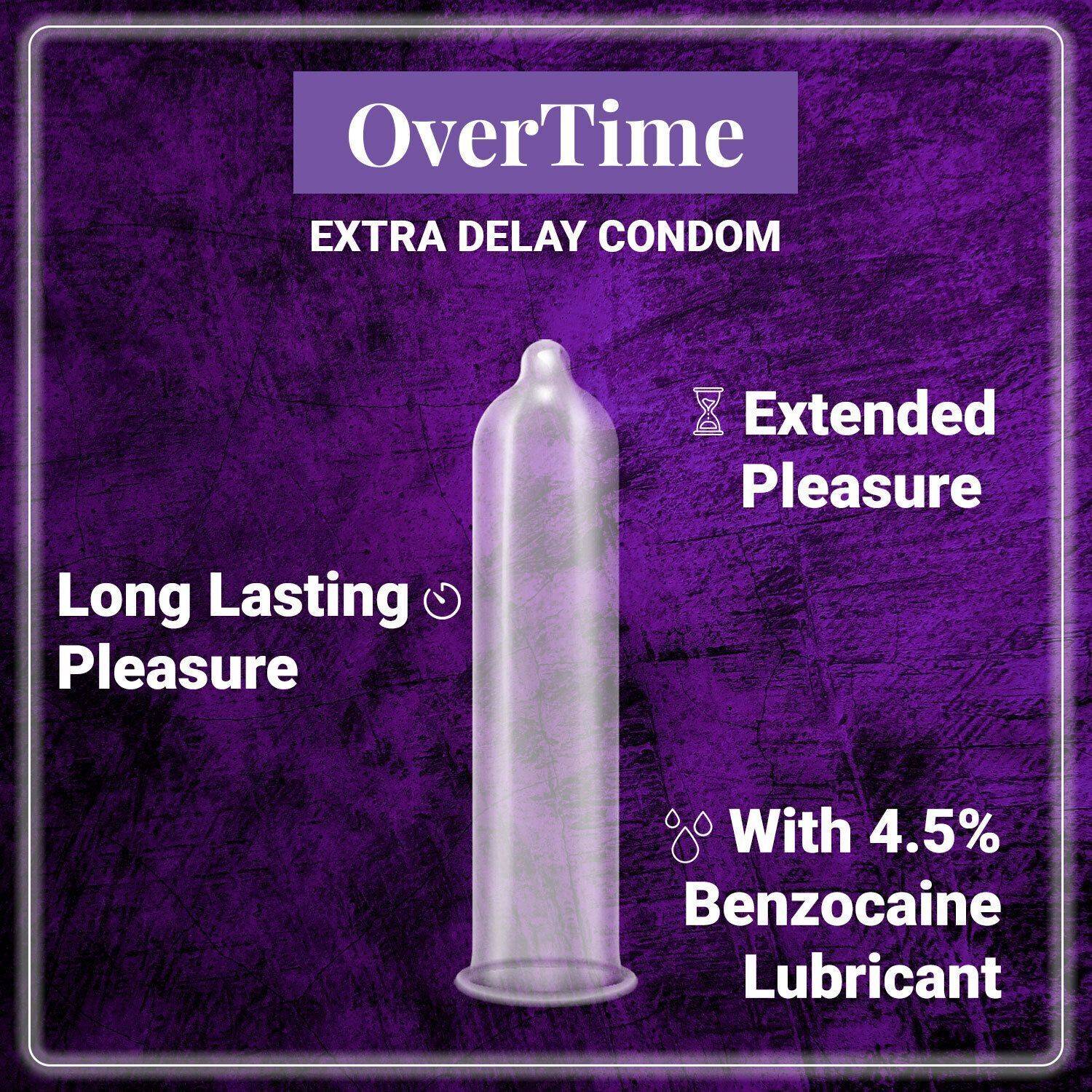 NottyBoy Long Lasting Max Timing Latex Condom Pack of 4 - Image 3