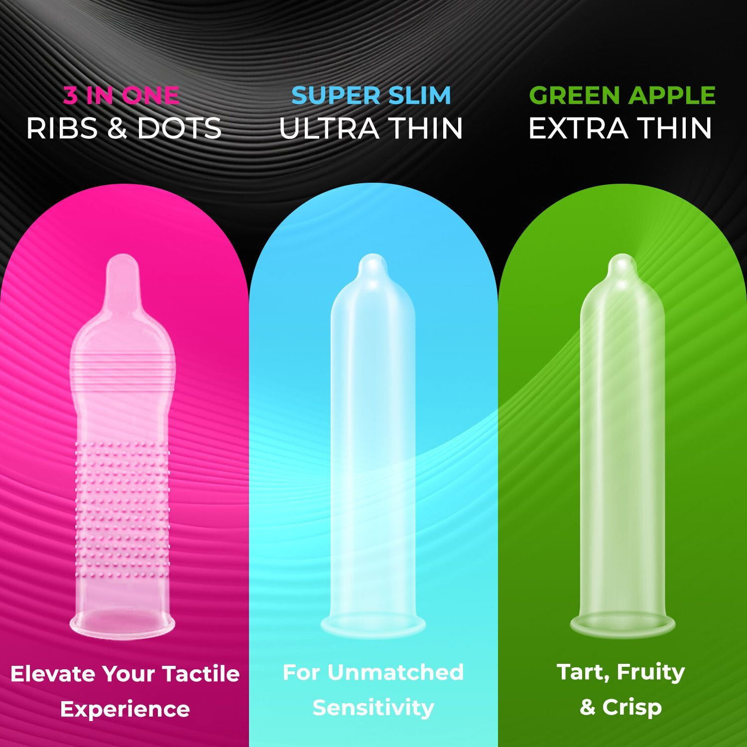 Image of NottyBoy All Variety Family Pack Combo For Men's Condom