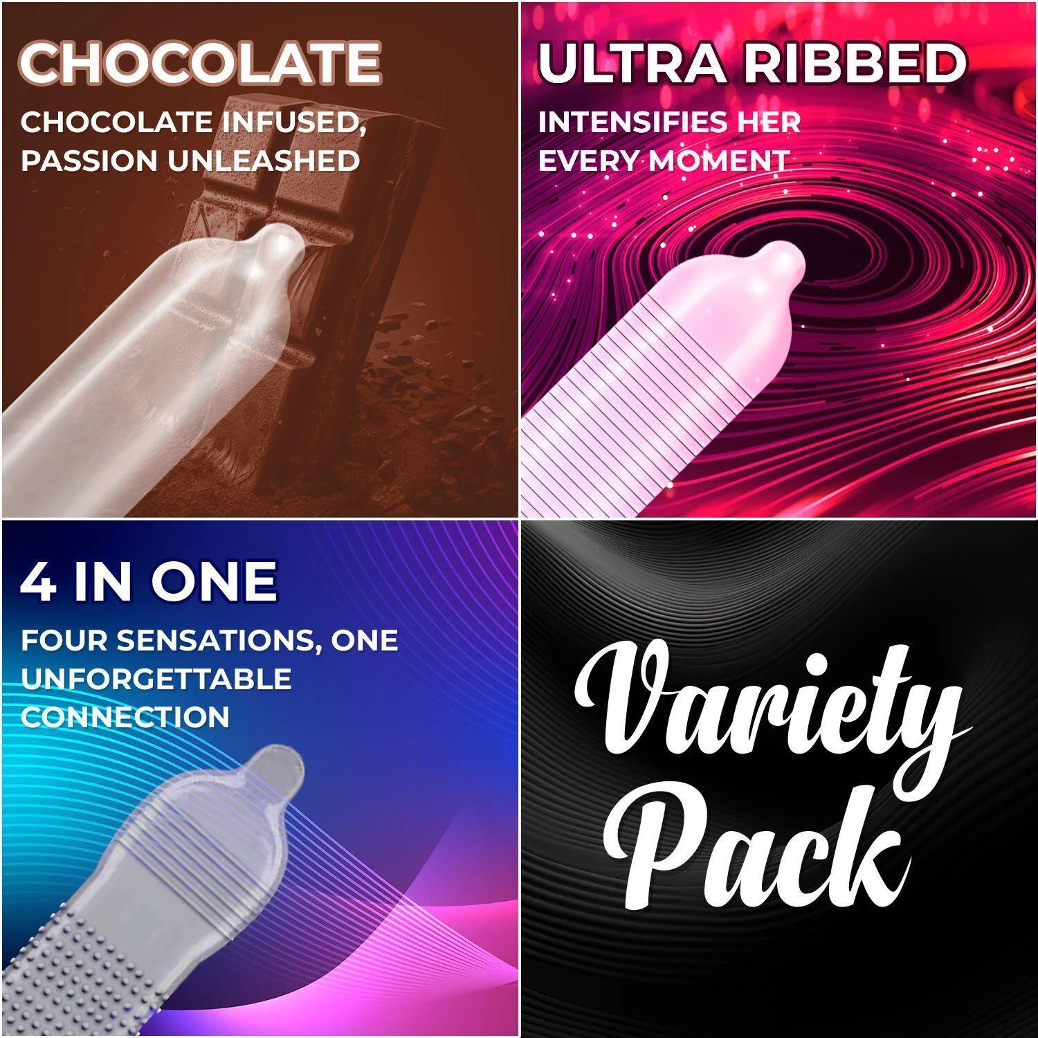 Image of NottyBoy Honeymoon Surprise Pack (80 Units) Condom